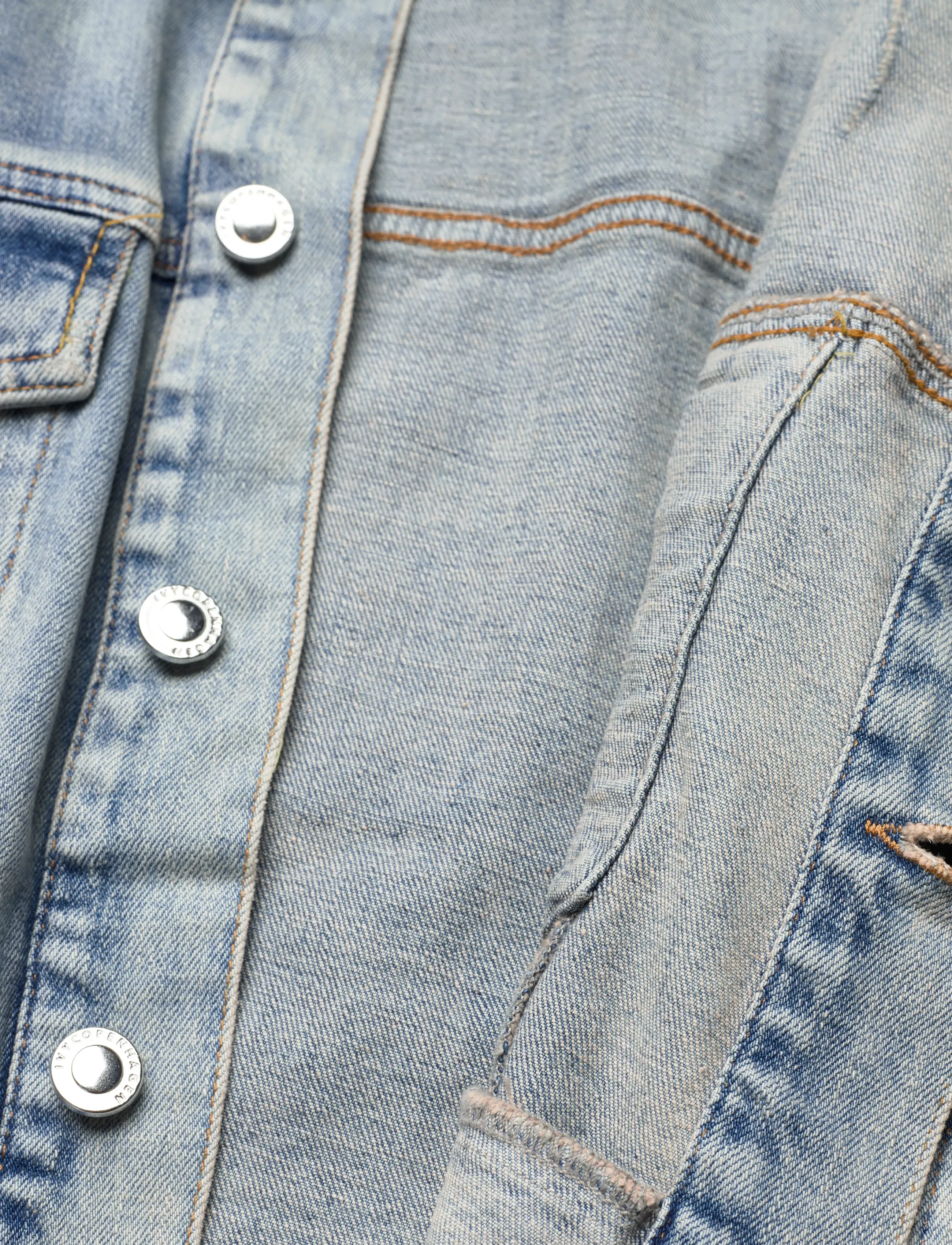 IVY Copenhagen - IVY-Tara Jacket Wash Halifax - overtøj - denim blue - 4