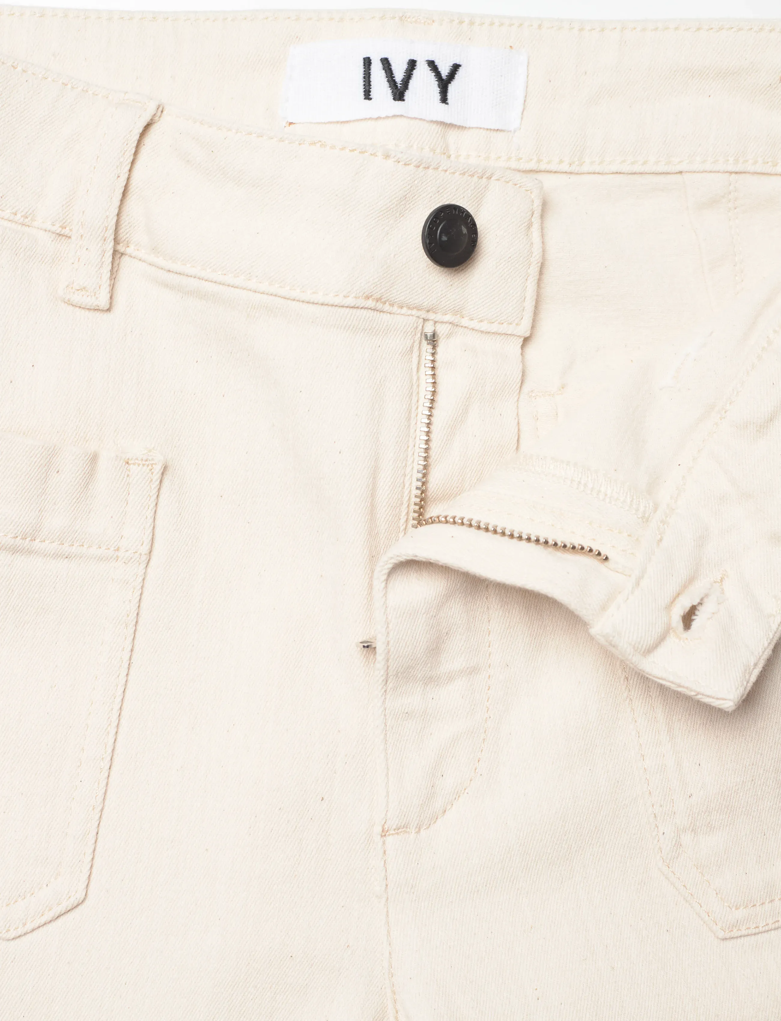 IVY Copenhagen - IVY-Ann Charlotte Jeans Ecru Undone - schlaghosen - ecru - 3