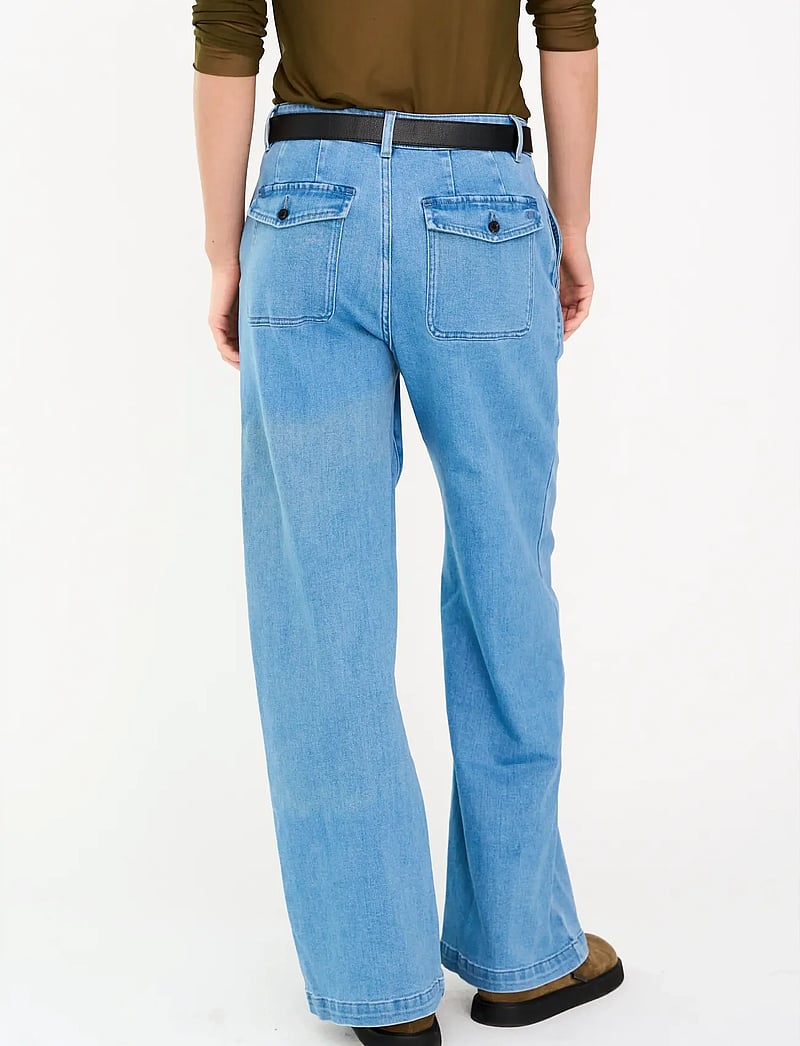 IVY Copenhagen - IVY-Augusta French Jeans Wash Garda - laia säärega teksad - denim blue - 4