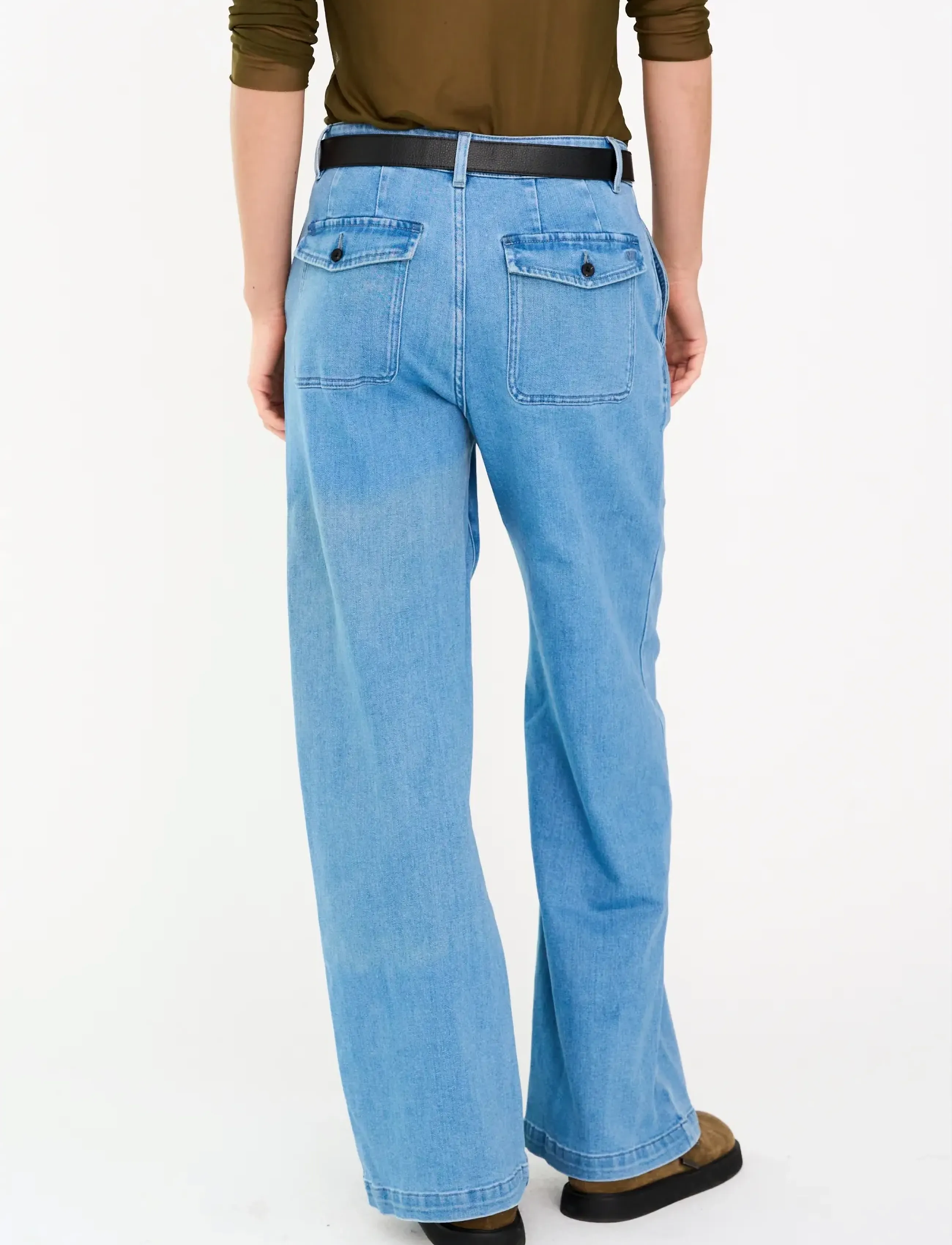 IVY Copenhagen - IVY-Augusta French Jeans Wash Garda - brede jeans - denim blue - 4