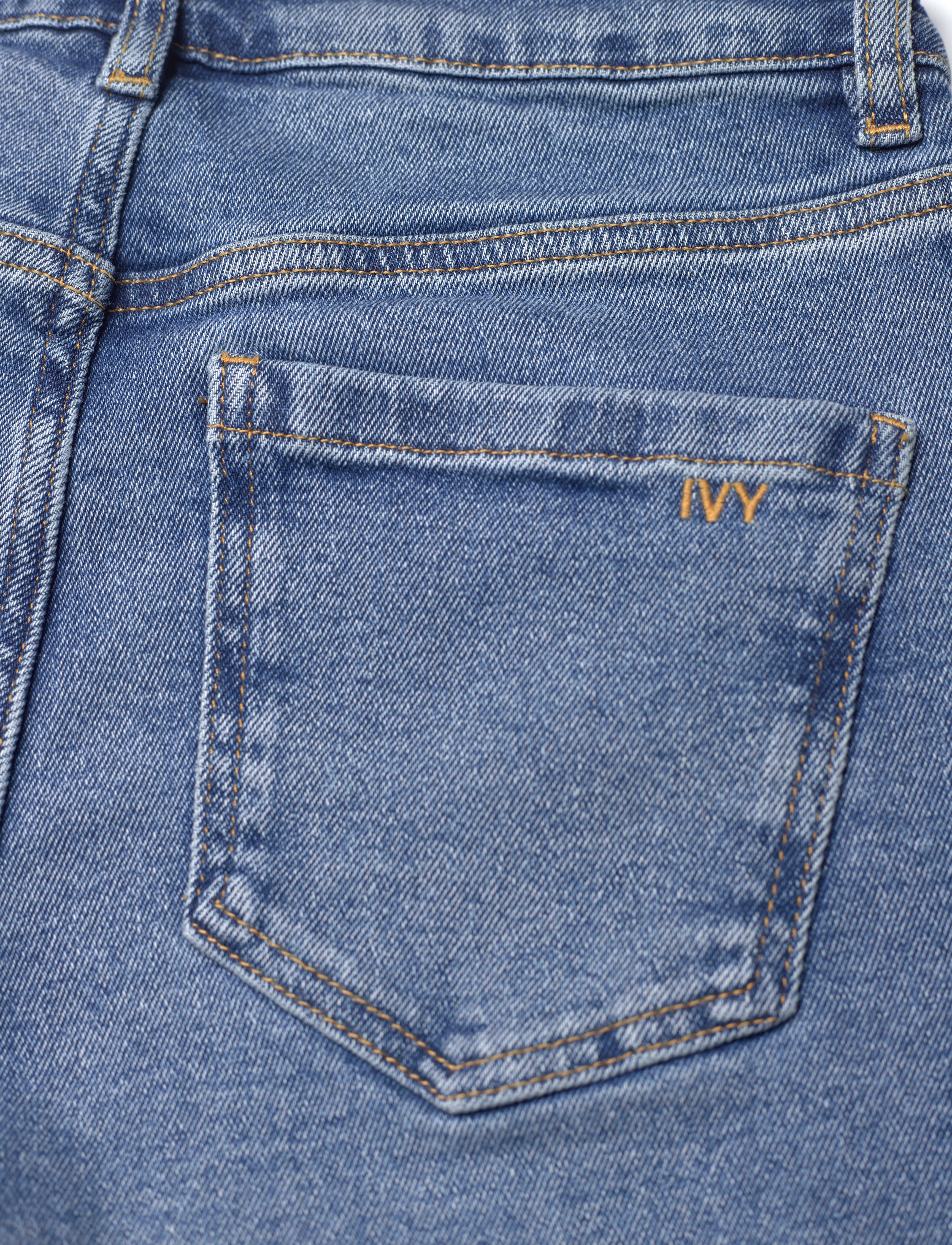 IVY Copenhagen - IVY-Lulu Jeans Split Wash Vigo - slim jeans - denim blue - 4