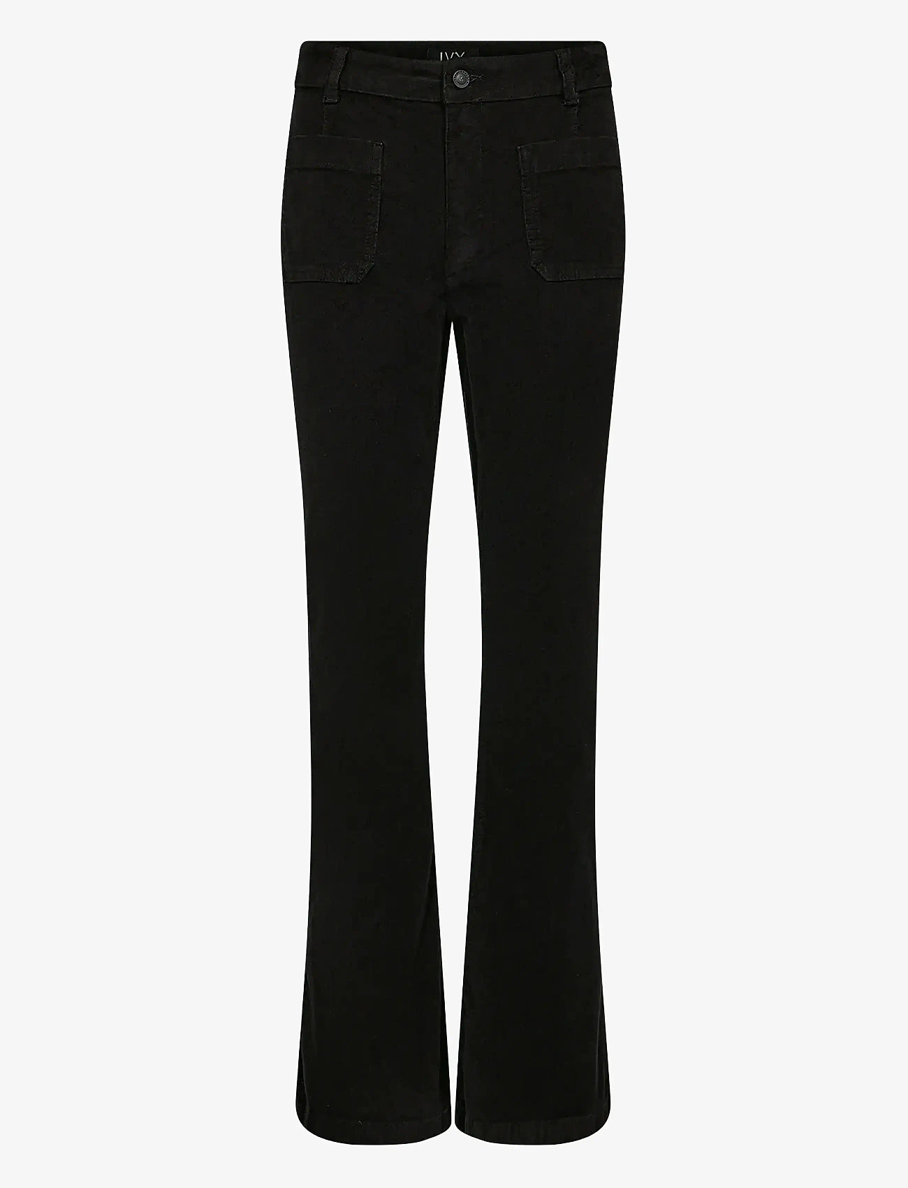 IVY Copenhagen - IVY-Ann Charlotte Jeans Baby Cord - alt eriti laia säärega teksad - black - 1