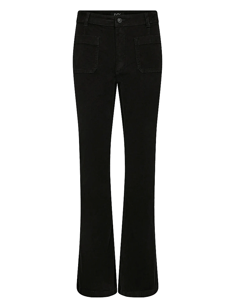 IVY Copenhagen - IVY-Ann Charlotte Jeans Baby Cord - alt eriti laia säärega teksad - black - 1