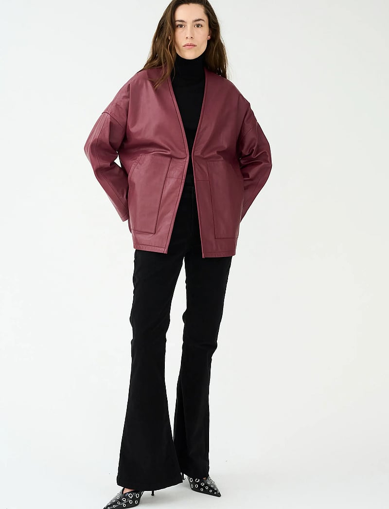 IVY Copenhagen - IVY-Ann Charlotte Jeans Baby Cord - alt eriti laia säärega teksad - black - 0