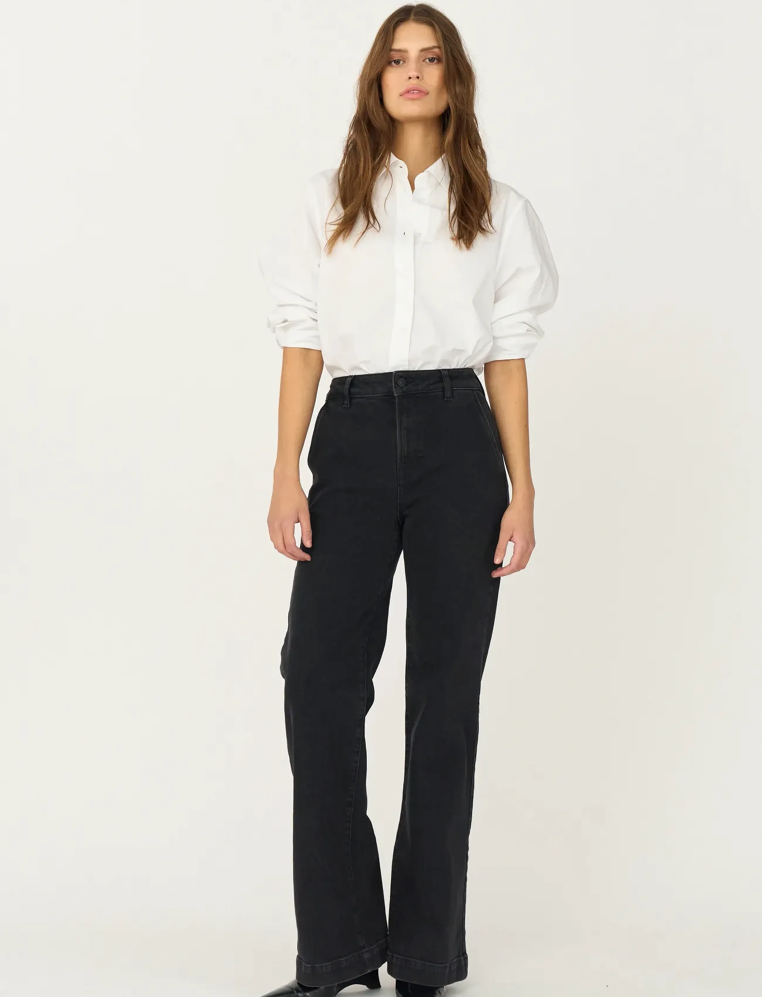 IVY Copenhagen IVY-Augusta French Jeans Wash Faded - Tøj - BLACK / black