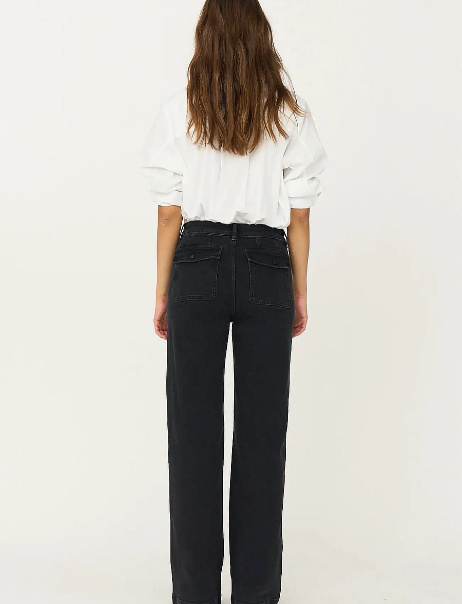 IVY Copenhagen - IVY-Augusta French Jeans Wash Faded - jeans droites - black - 3