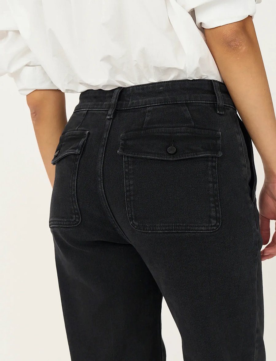 IVY Copenhagen - IVY-Augusta French Jeans Wash Faded - jeans droites - black - 4