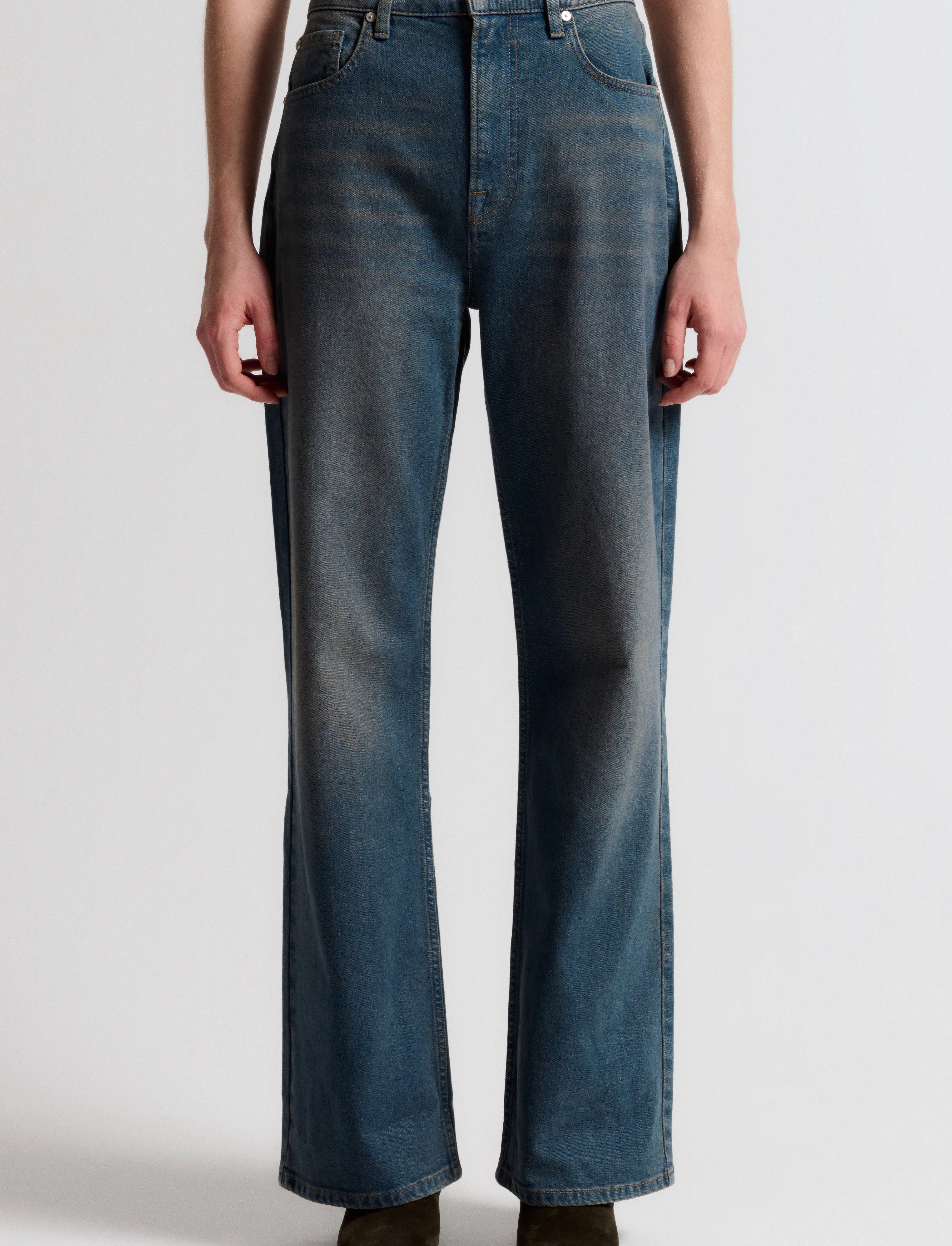 IVY Copenhagen Ivy-Brooke Jeans Wash Dijon, 31 x 32, Jeans, Blau - Wide, Frauen