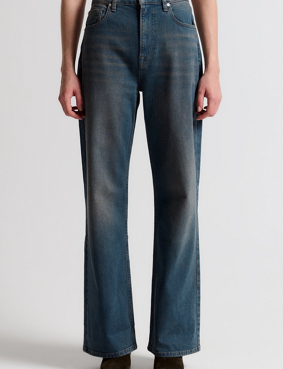 IVY Copenhagen - IVY-Brooke Jeans Wash Dijon - pantalons larges - denim blue - 0