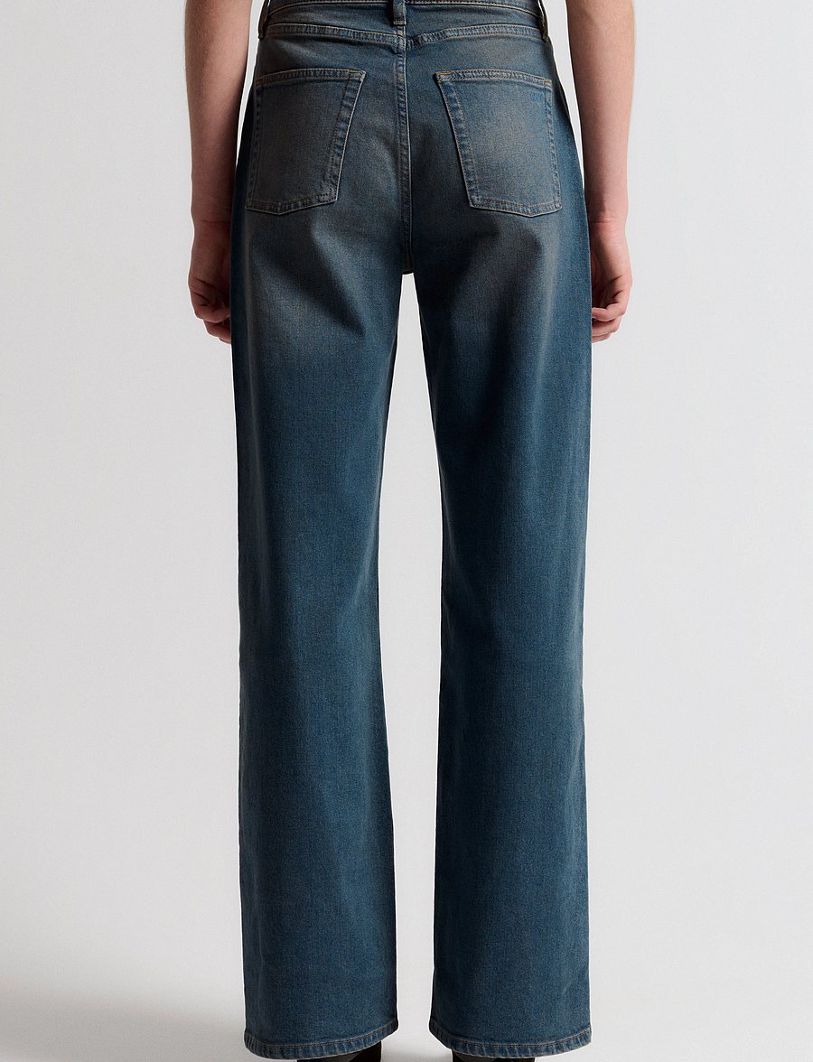 IVY Copenhagen - IVY-Brooke Jeans Wash Dijon - pantalons larges - denim blue - 3