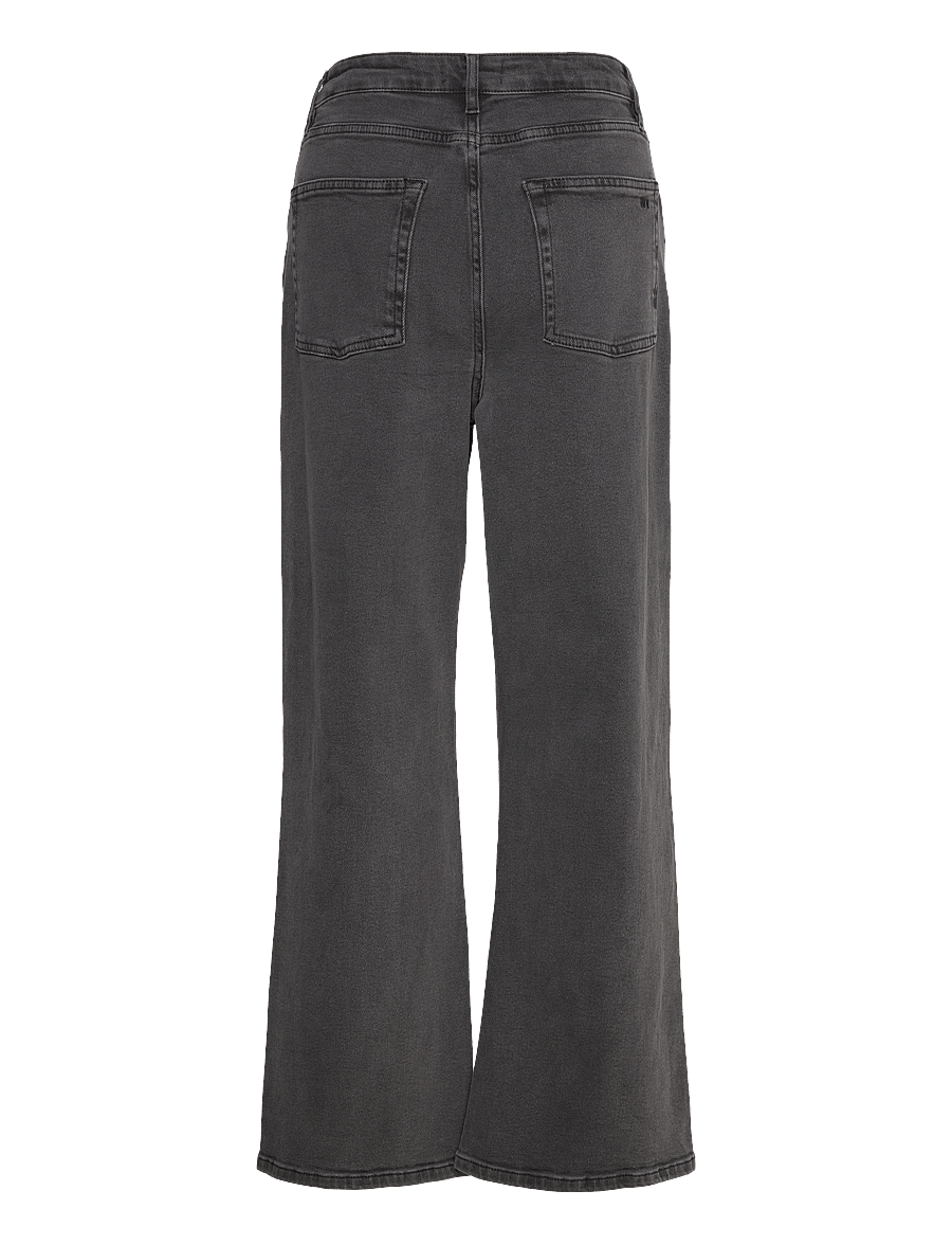 IVY Copenhagen - IVY-Brooke Jeans Wash Rock Black - pantalons larges - black - 1
