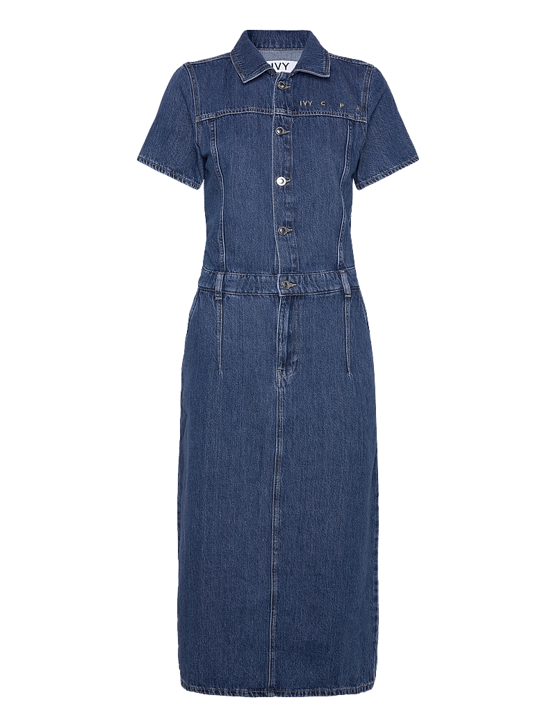 IVY Copenhagen - IVY-Uta Denim Dress - jeanskleider - denim blue - 0