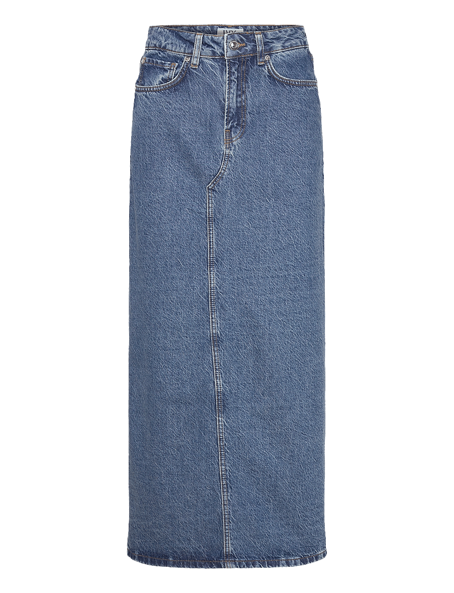 IVY Copenhagen - IVY-Zoe Maxi Skirt Wash Jaca - denim blue - 0