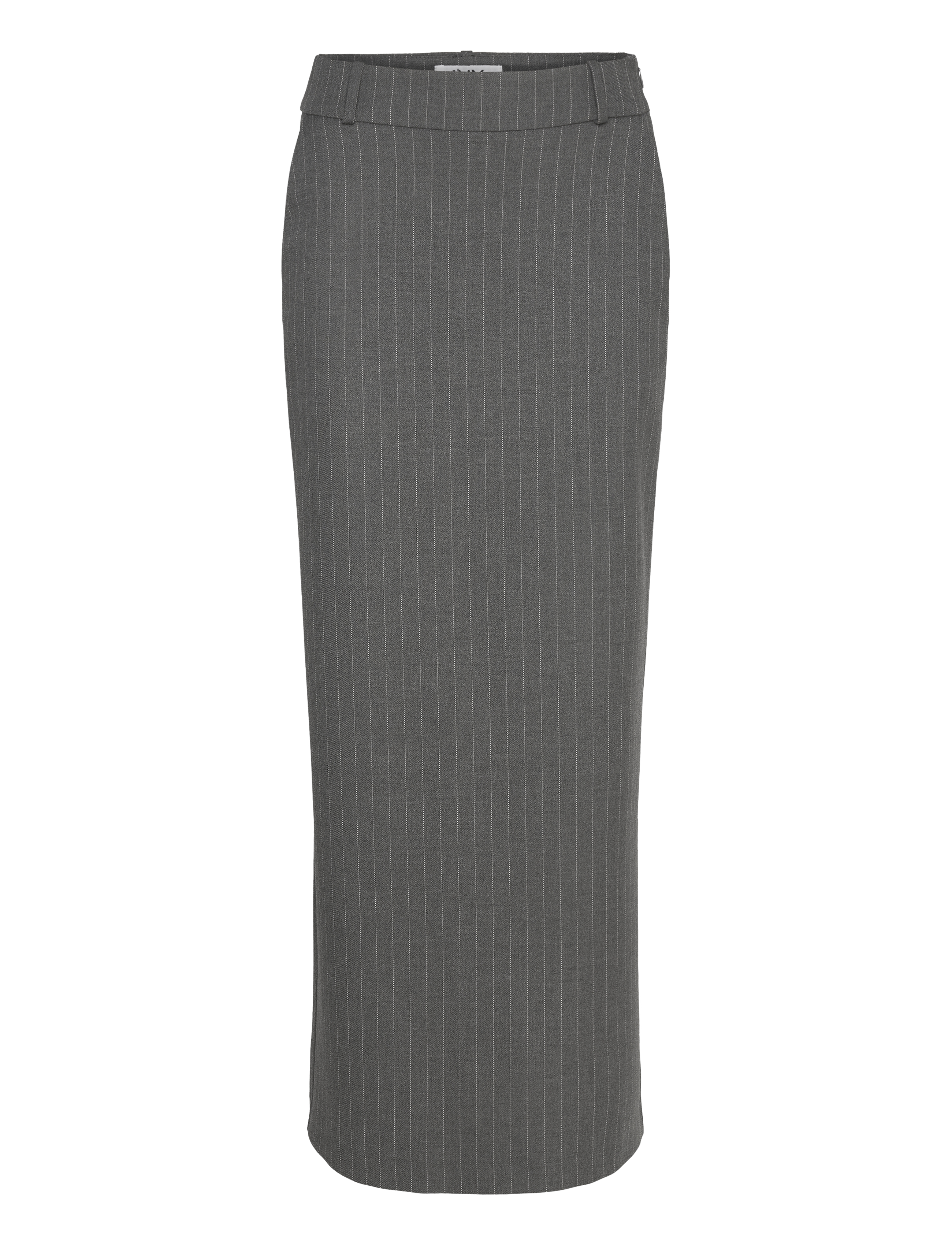 IVY COPENHAGEN Ivy-Alanis Maxi Rock Pin Stripe Gr Grau - 38 - Damen