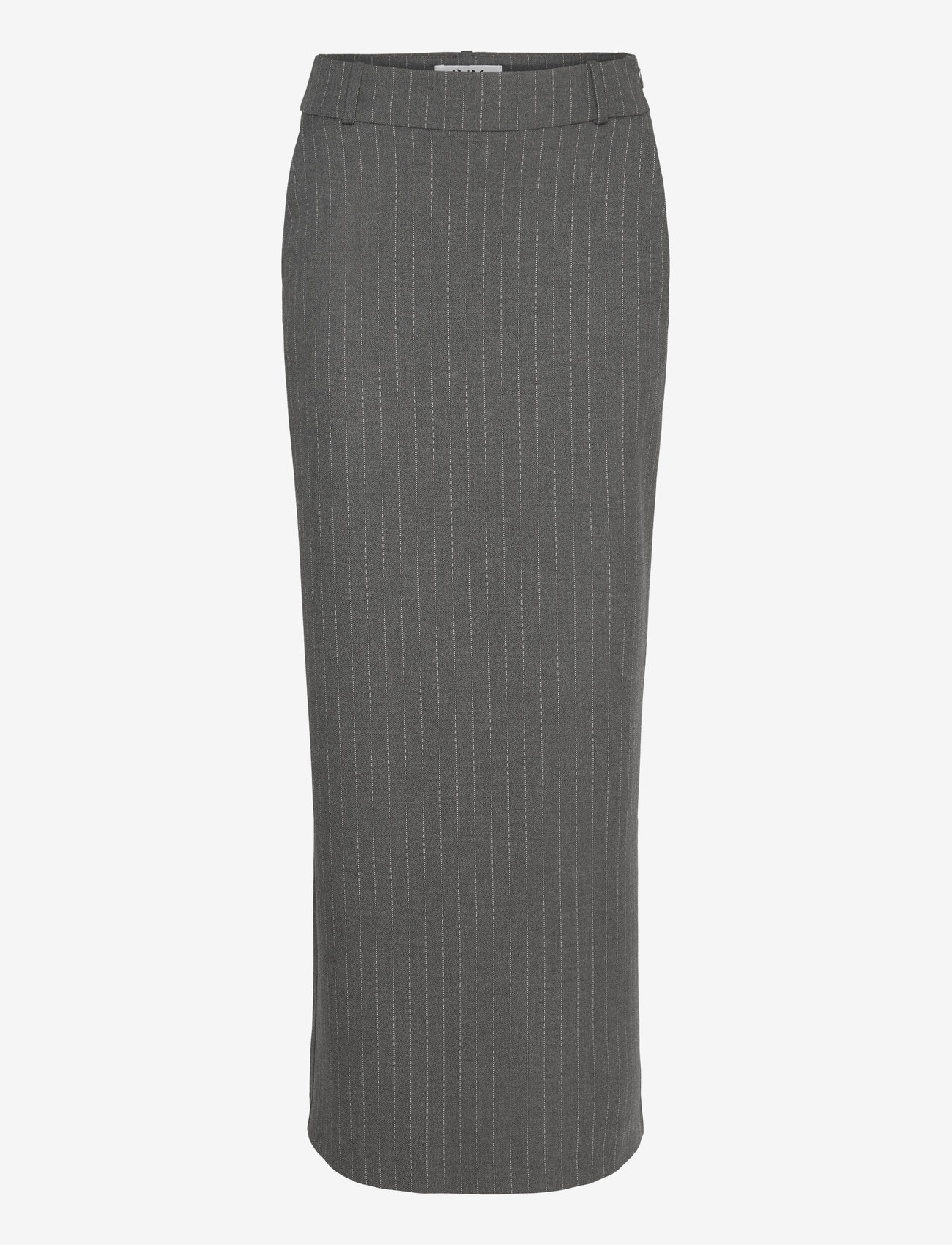 IVY Copenhagen - IVY-Alanis Maxi Skirt Pin Stripe Gr - maxi nederdele - grey - 1