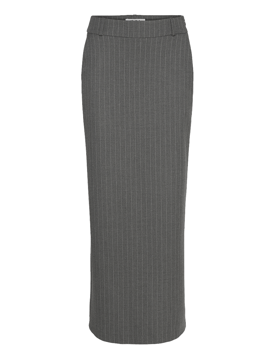 IVY Copenhagen - IVY-Alanis Maxi Skirt Pin Stripe Gr - jupes longues - grey - 1