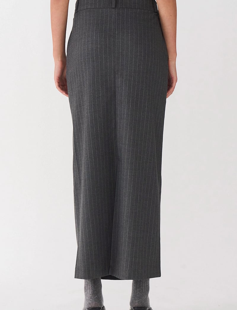 IVY Copenhagen - IVY-Alanis Maxi Skirt Pin Stripe Gr - maxi nederdele - grey - 3