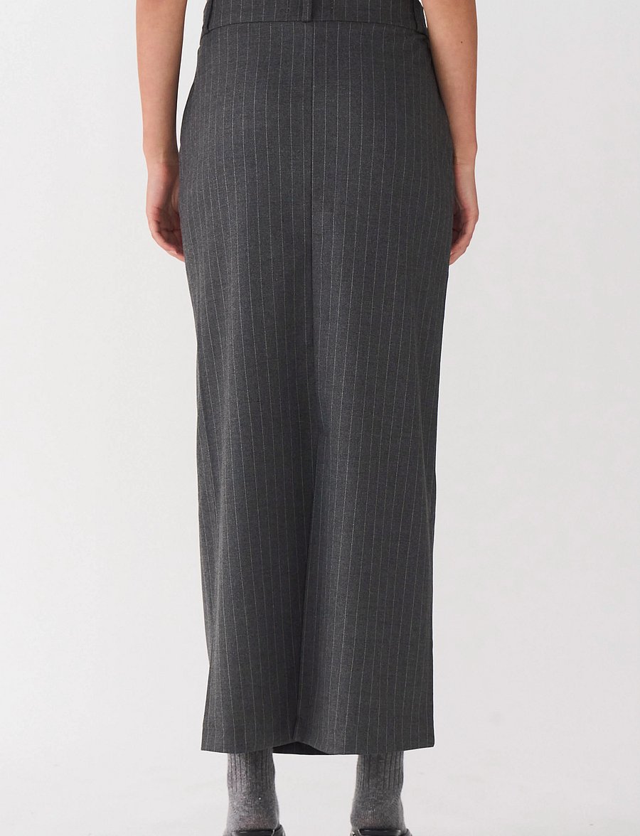 IVY Copenhagen - IVY-Alanis Maxi Skirt Pin Stripe Gr - jupes longues - grey - 3