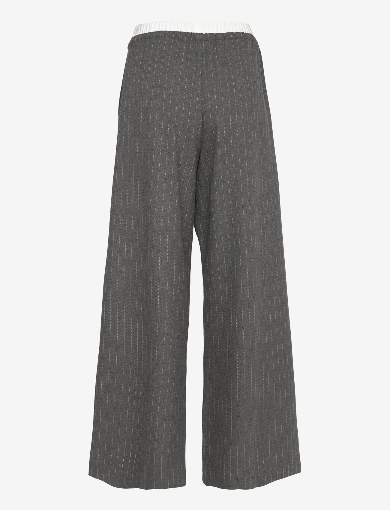 IVY Copenhagen - IVY-Alanis Sporty Pant Pin Stripe G - vida byxor - grey - 2