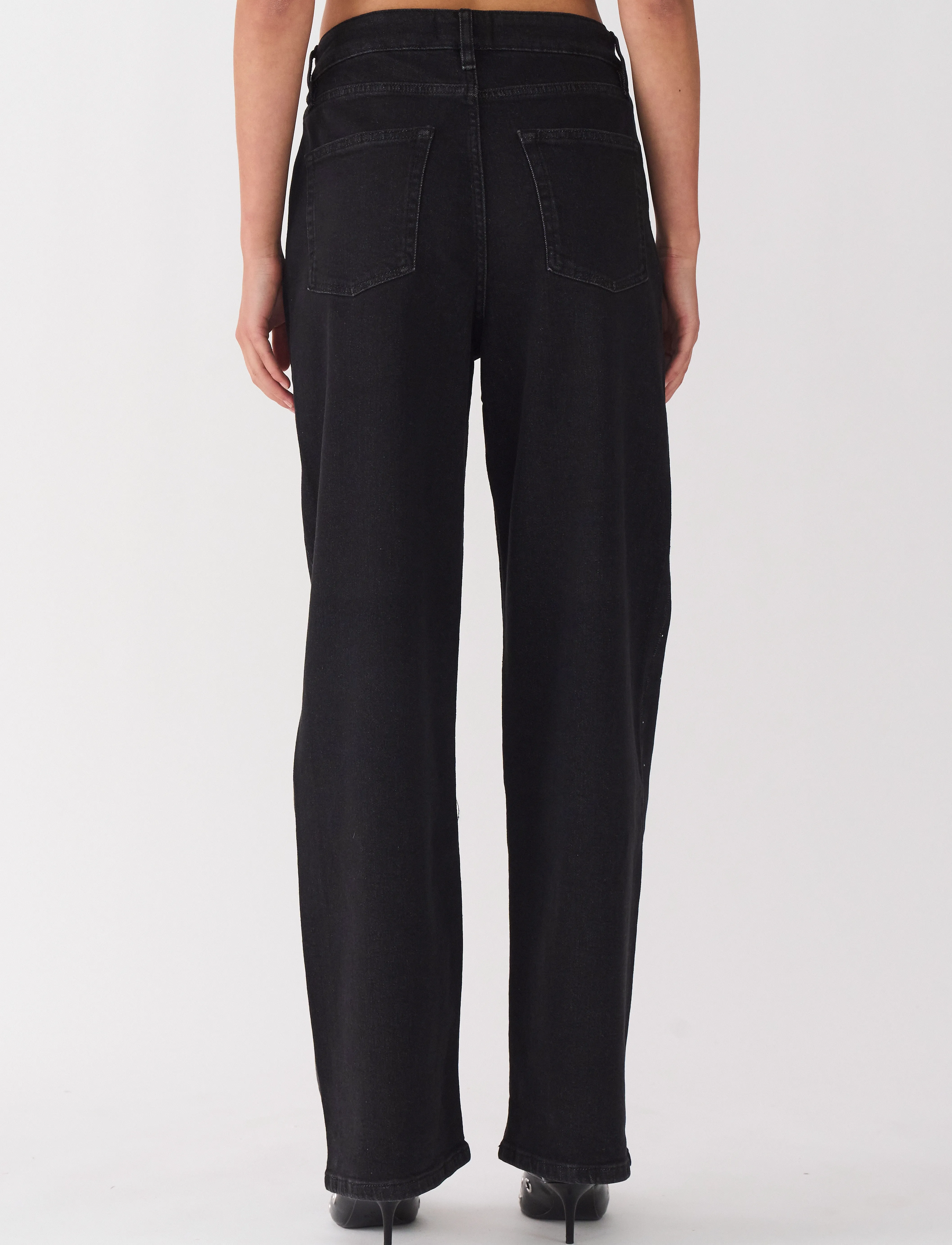 IVY Copenhagen - IVY-Brooke Glam Rockstar Grey - hosen mit weitem bein - grey - 3