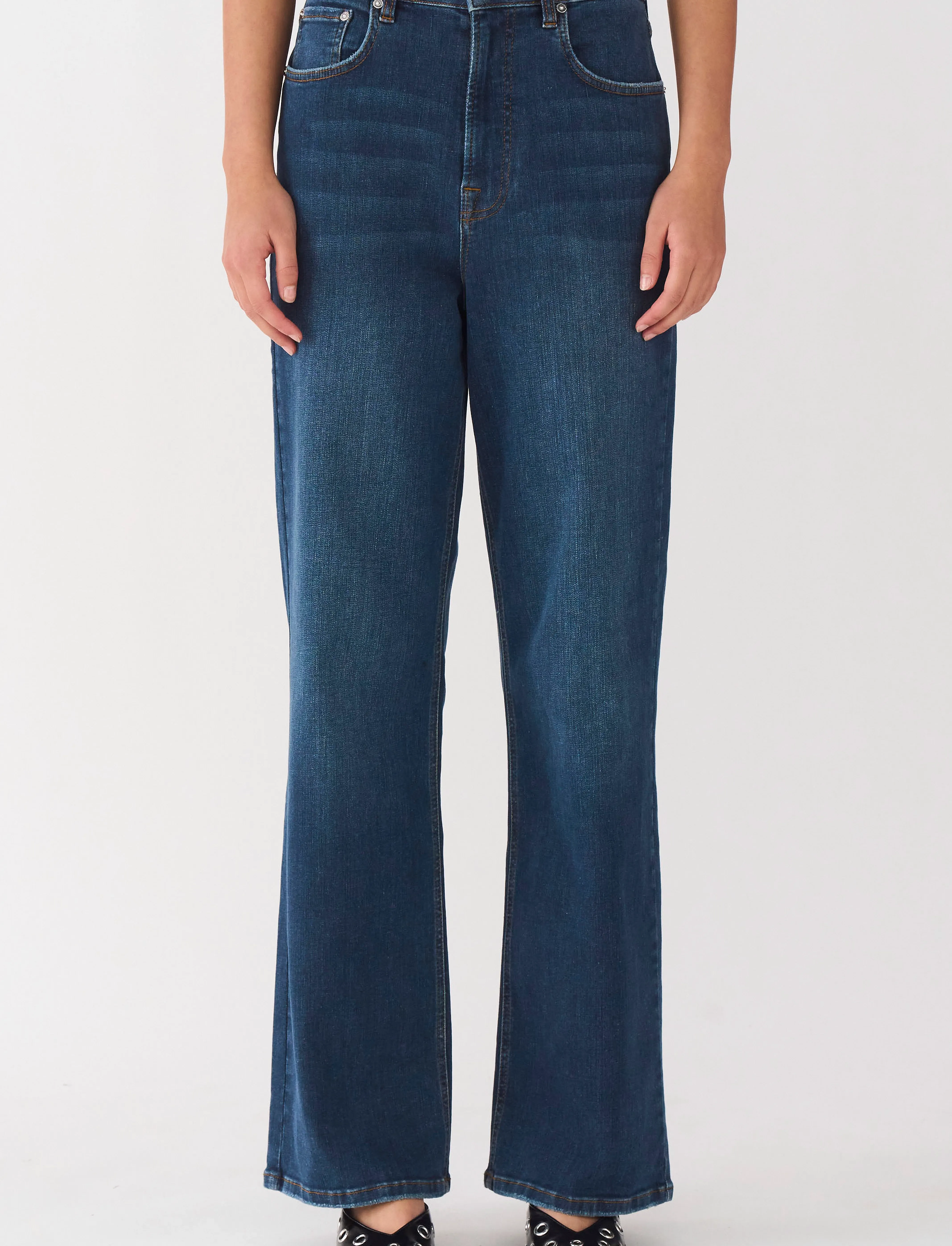IVY Copenhagen Ivy-Brooke Swan Jeans Wash Rover Po, 29 x 32, Navy, Jeans > Vidde, Dame