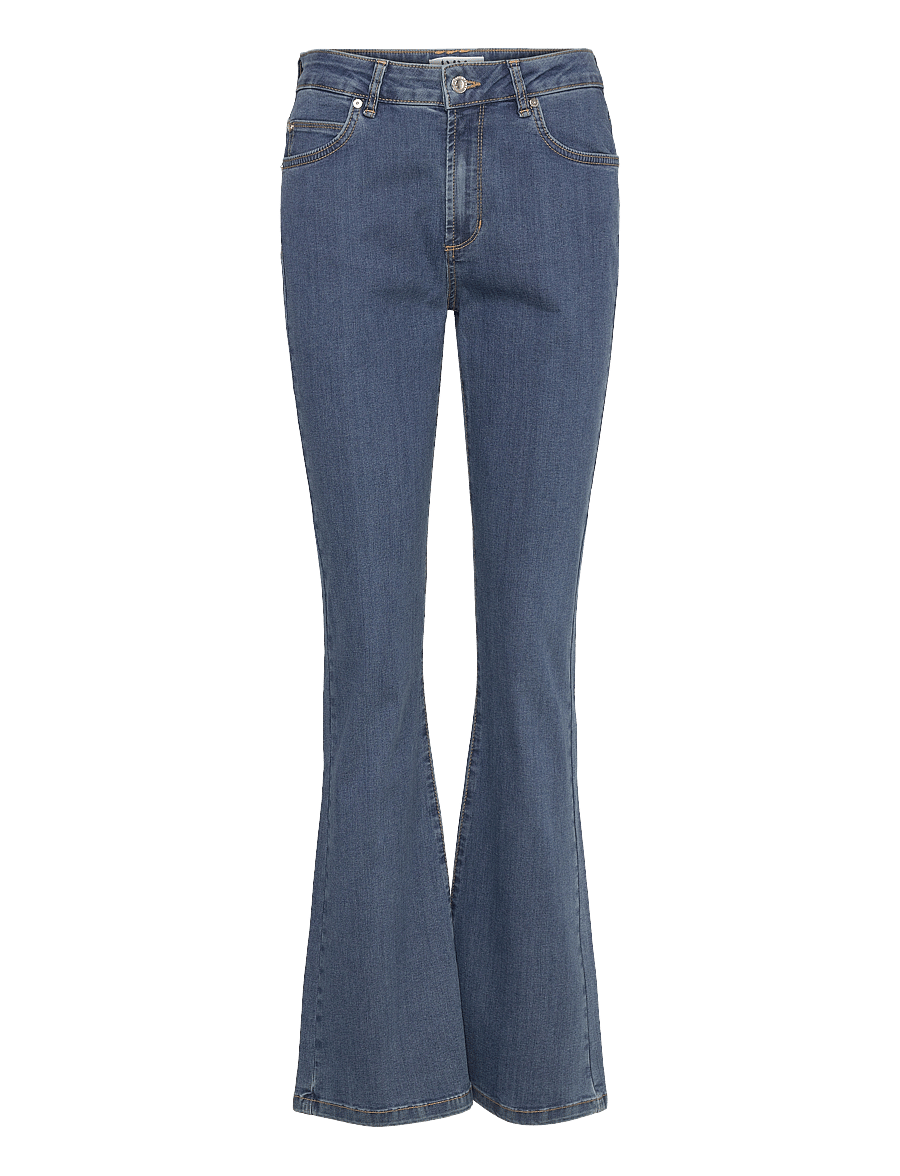 IVY Copenhagen - IVY-Tara Jeans Cool Coating Denim - flared jeans - denim blue - 1