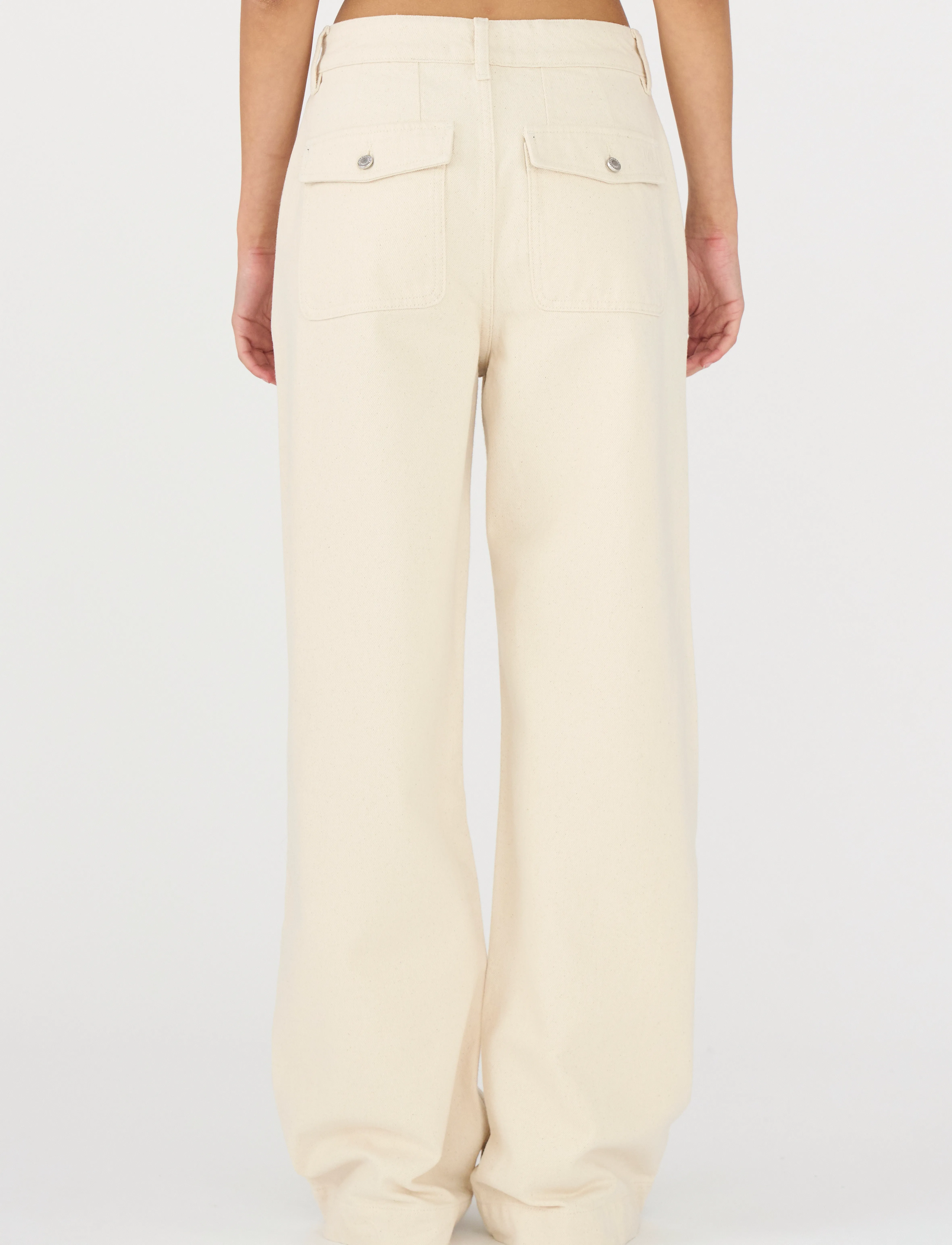IVY Copenhagen - IVY-Augusta French Jeans Wash Ecru - straight jeans - ecru - 4