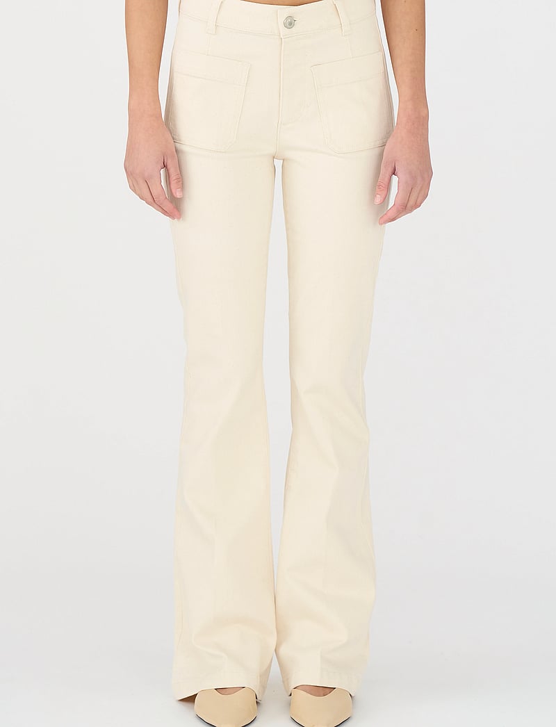 IVY Copenhagen - IVY-Ann Charlotte Jeans Wash Natura - alt laienevad teksad - ecru - 0