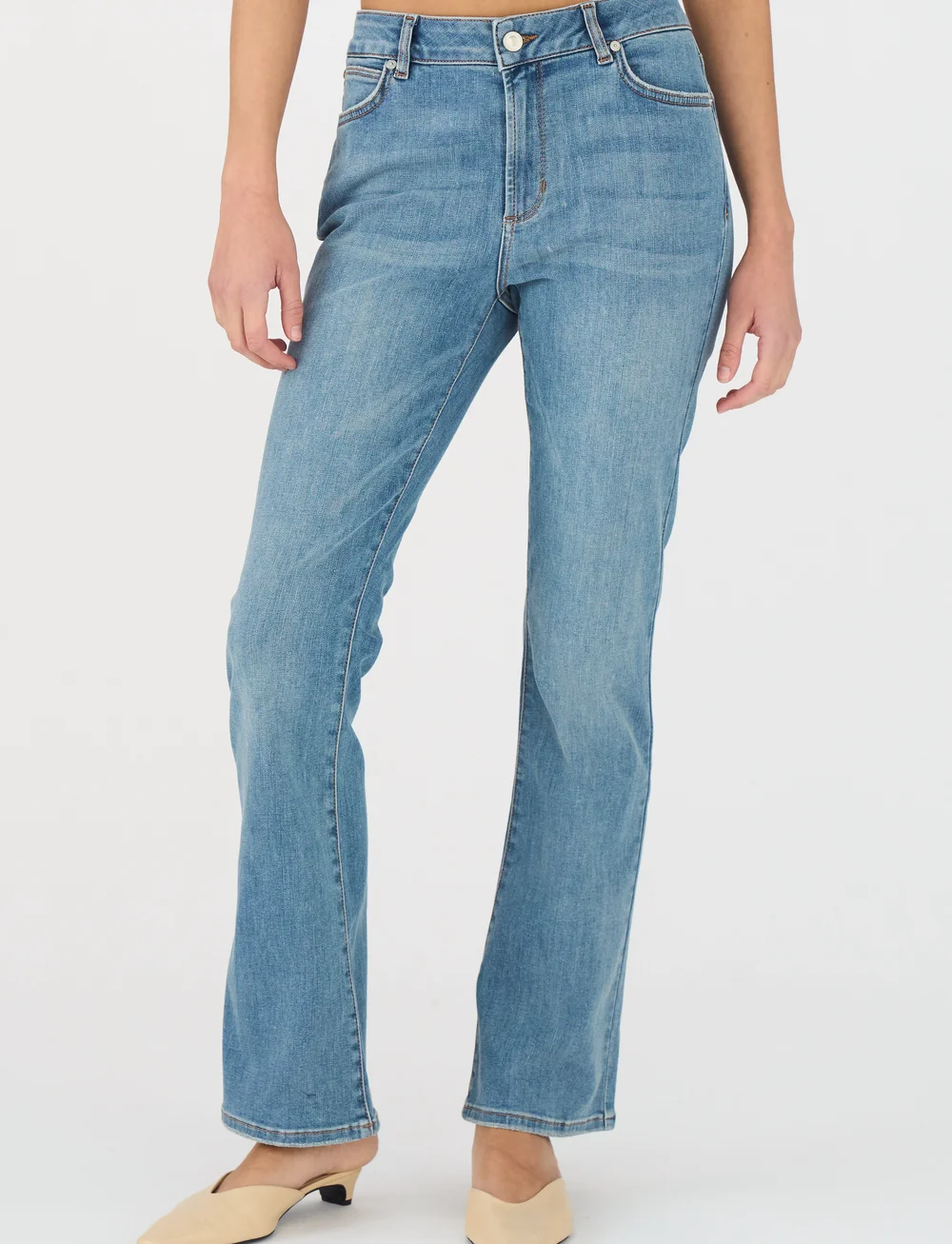 IVY Copenhagen - IVY-Johanna Kick Flare Jeans Wash S - utsvängda jeans - denim blue - 3