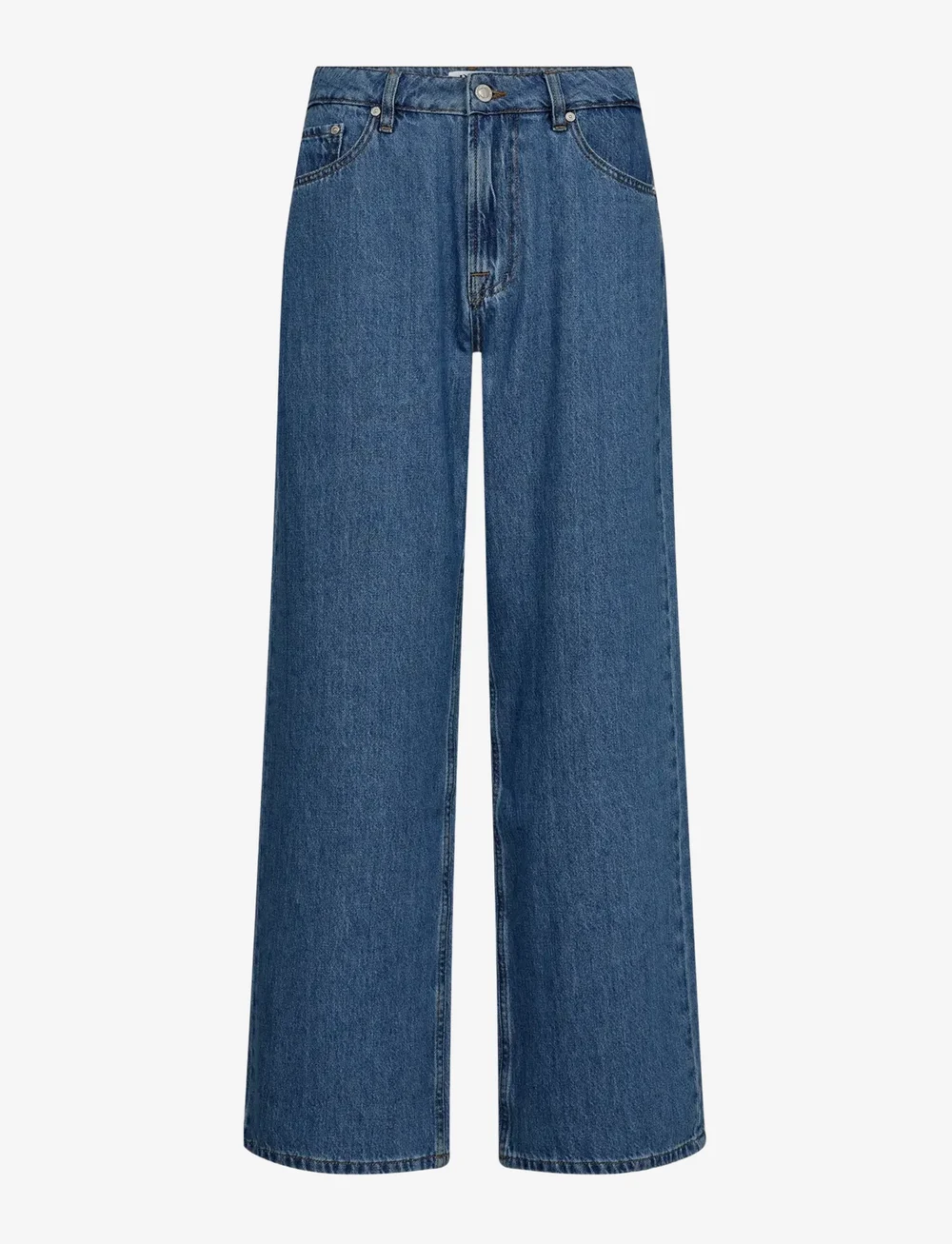 IVY Copenhagen - IVY-Brooke Jeans Wash Mid Blue - platūs džinsai - denim blue - 1