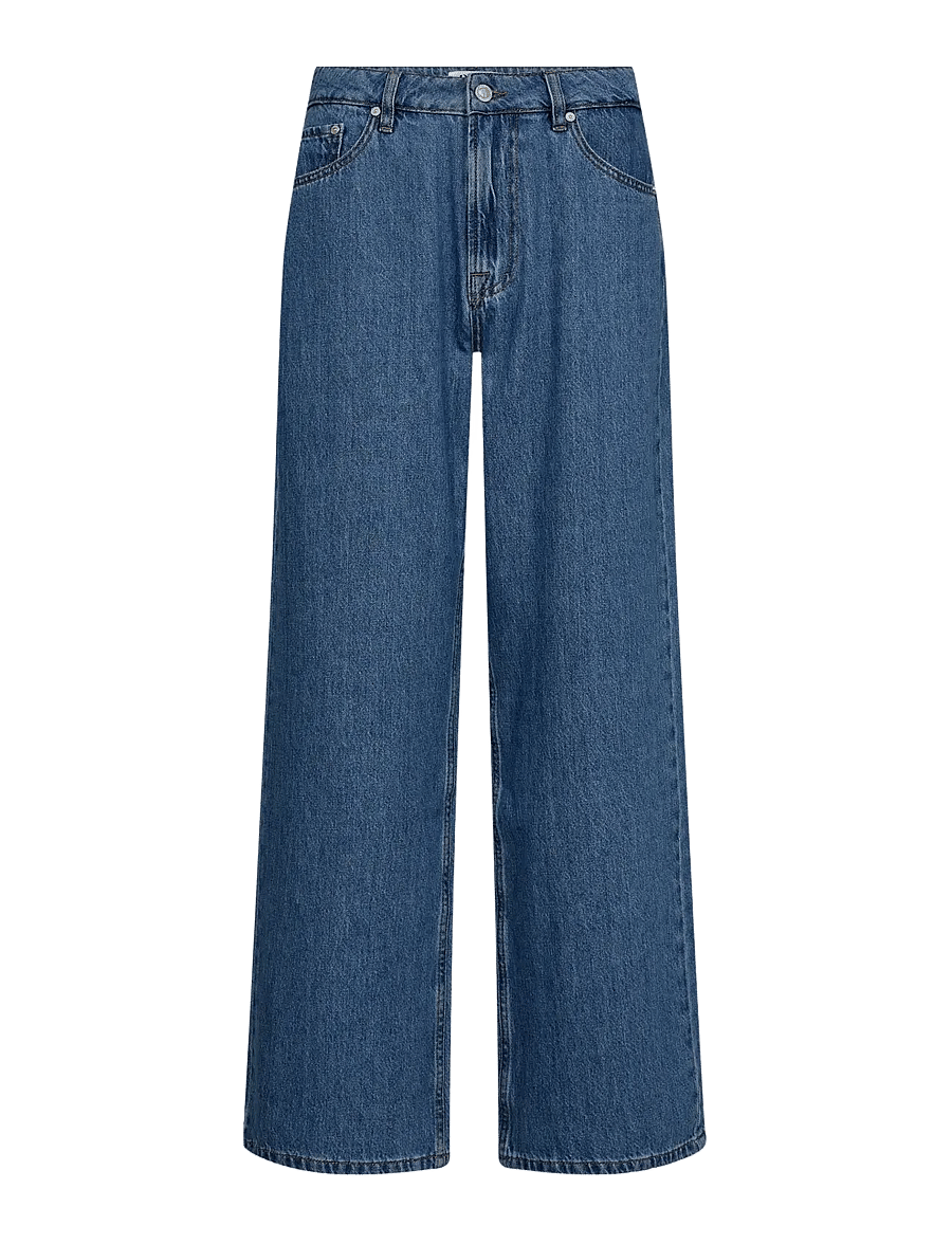 IVY Copenhagen - IVY-Brooke Jeans Wash Mid Blue - laia säärega teksad - denim blue - 1