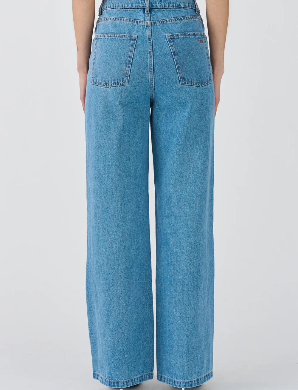 IVY Copenhagen - IVY-Brooke Jeans Wash Mid Blue - platūs džinsai - denim blue - 3