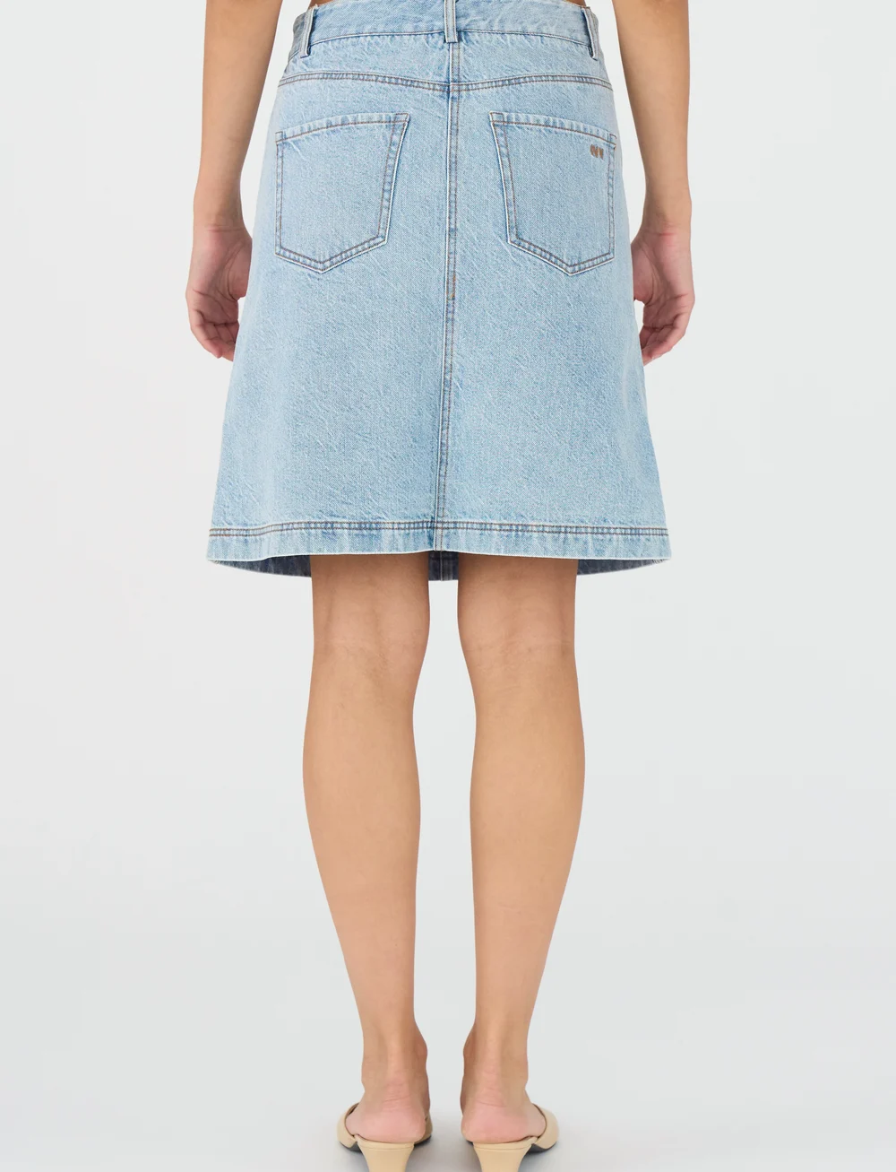 IVY Copenhagen - IVY-Henna Skirt Wash Preston - jeanskjolar - denim blue - 0