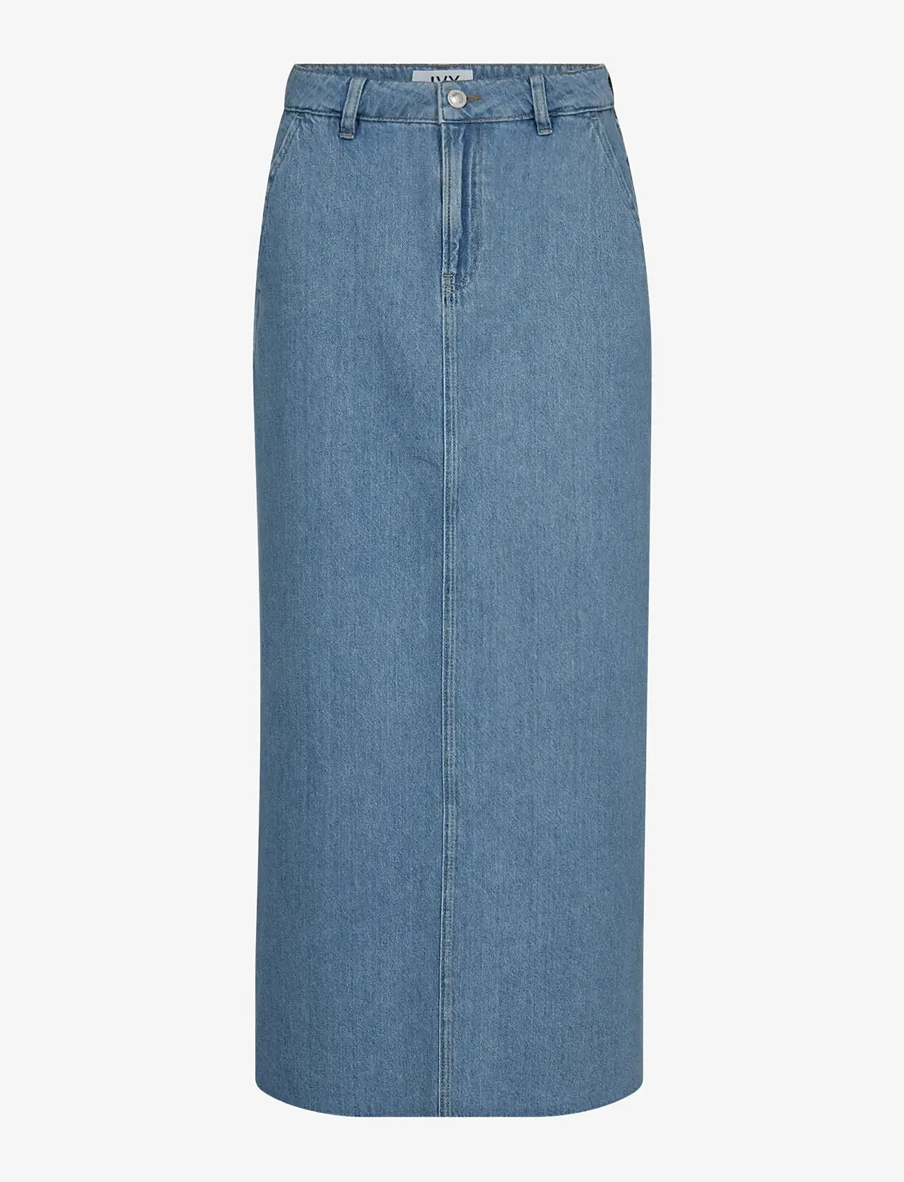 IVY Copenhagen - IVY-Uta Diss. Maxi Skirt Wash Mid B - jeanskjolar - denim blue - 1