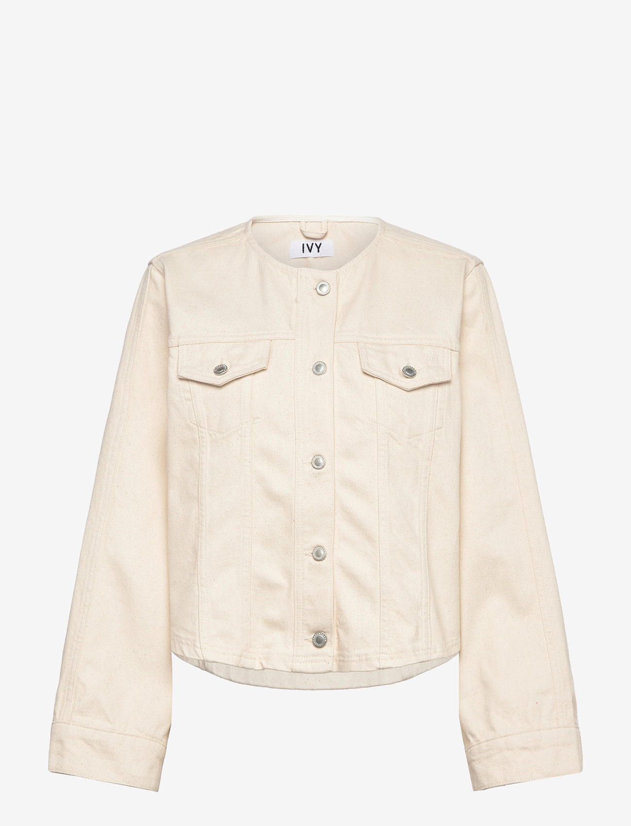 IVY Copenhagen - IVY-Jazz Short Jacket Wash Ecru - jeansjacken - ecru - 1