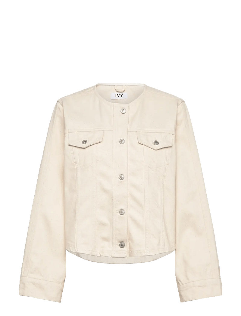 IVY Copenhagen - IVY-Jazz Short Jacket Wash Ecru - teksatagid - ecru - 1