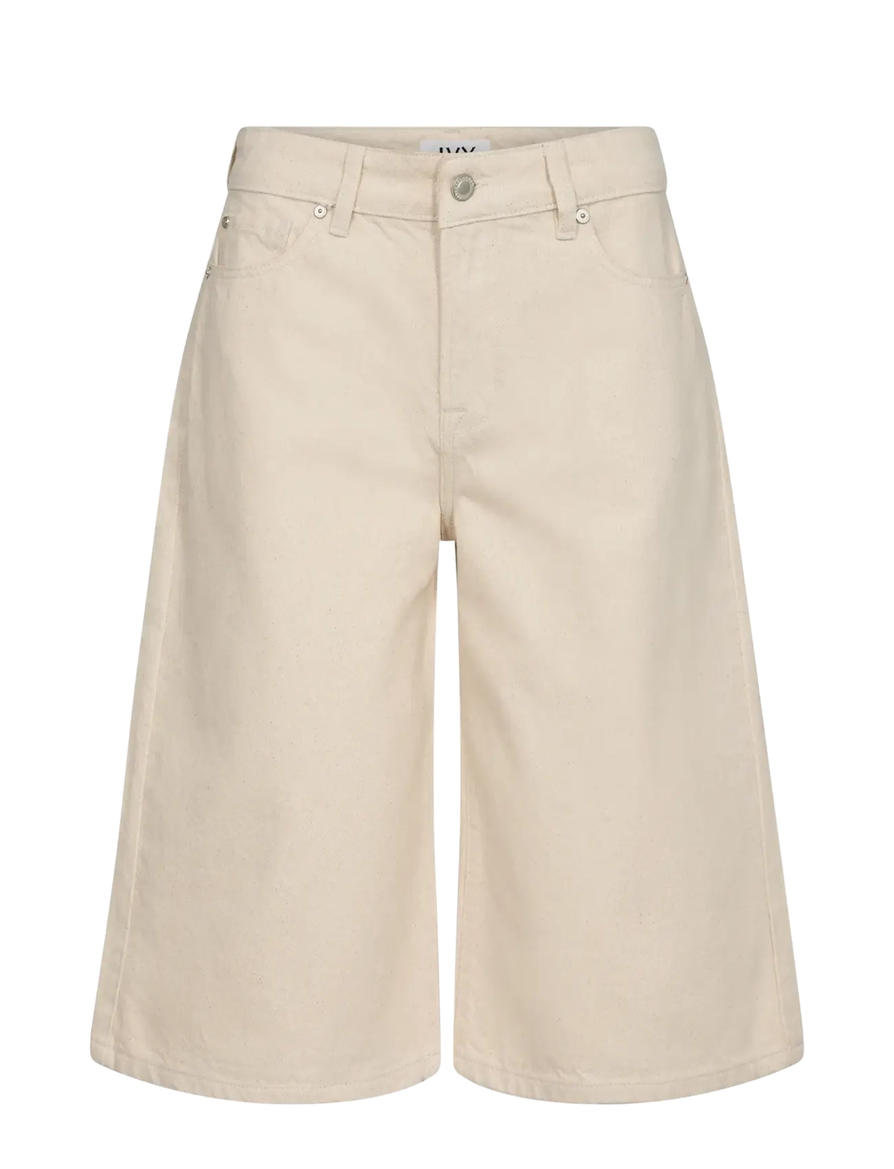 IVY Copenhagen IVY-Augusta Long Shorts Was Ecru - Bermudashorts - ECRU / cream