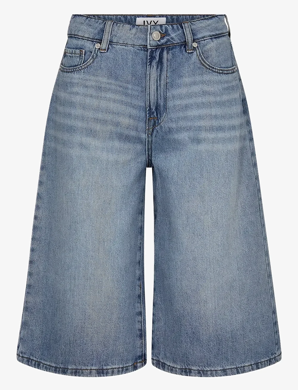 IVY Copenhagen - IVY-Augusta Long Shorts Wash Palenc - short en jeans - denim blue - 1