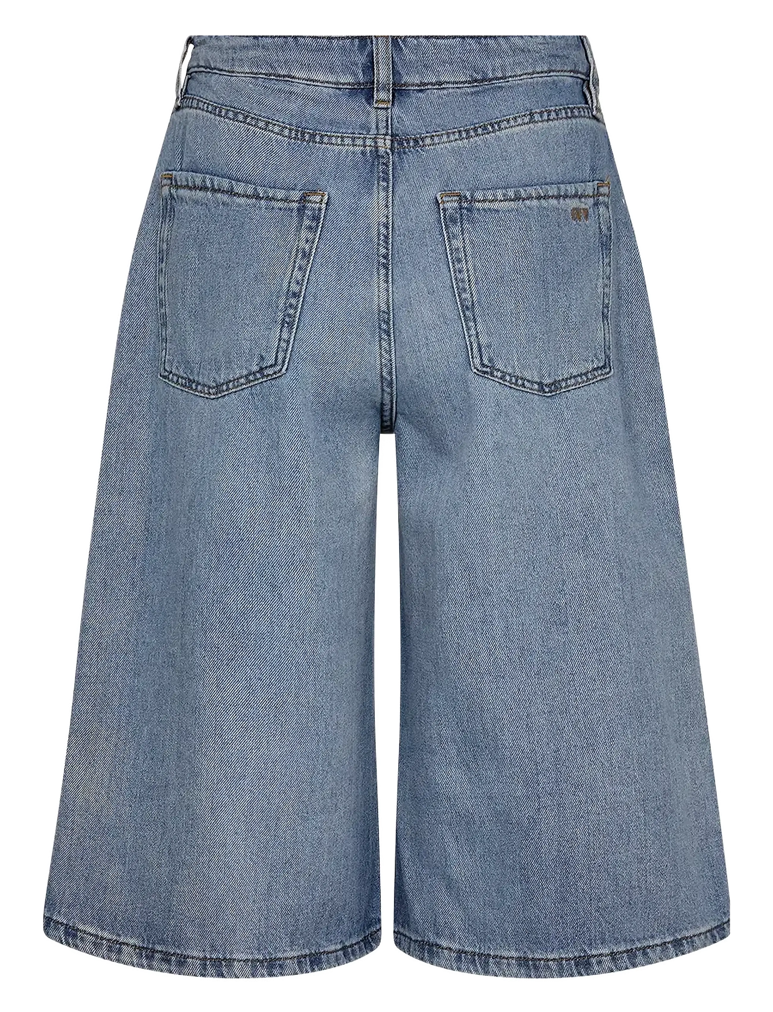 IVY Copenhagen - IVY-Augusta Long Shorts Wash Palenc - bermudashorts - denim blue - 2