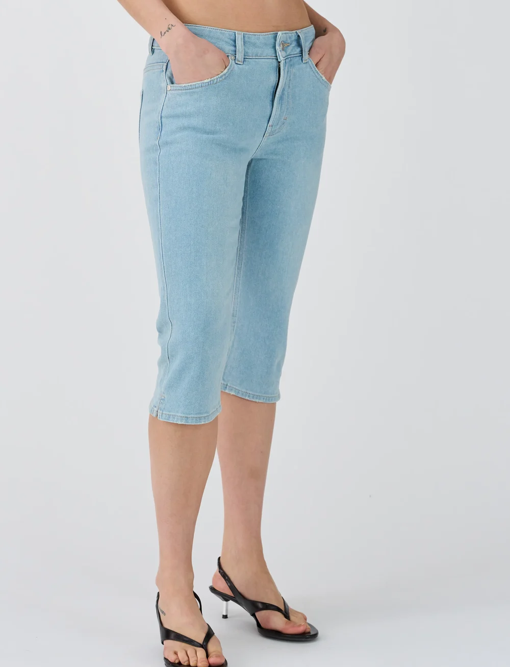 IVY Copenhagen - IVY-Alba Capri Jeans Wash Le Havre - capri pants - denim blue - 3