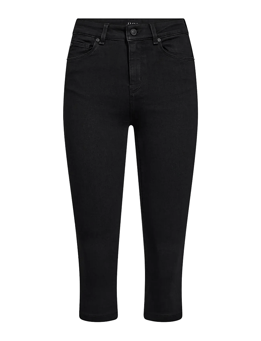 IVY Copenhagen - IVY-Alexa Capri Jeans Wash Cool Exc - caprihose - black - 1