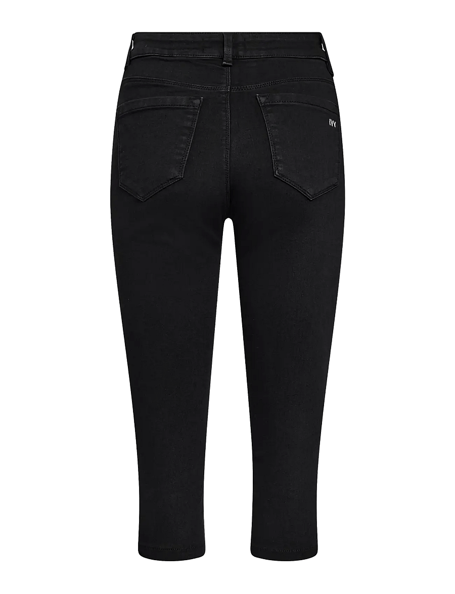 IVY Copenhagen - IVY-Alexa Capri Jeans Wash Cool Exc - caprihose - black - 2