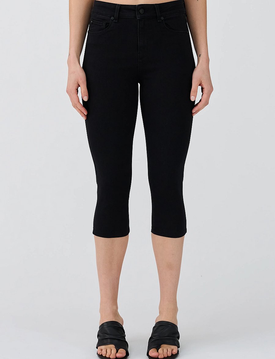 IVY Copenhagen - IVY-Alexa Capri Jeans Wash Cool Exc - caprihose - black - 0