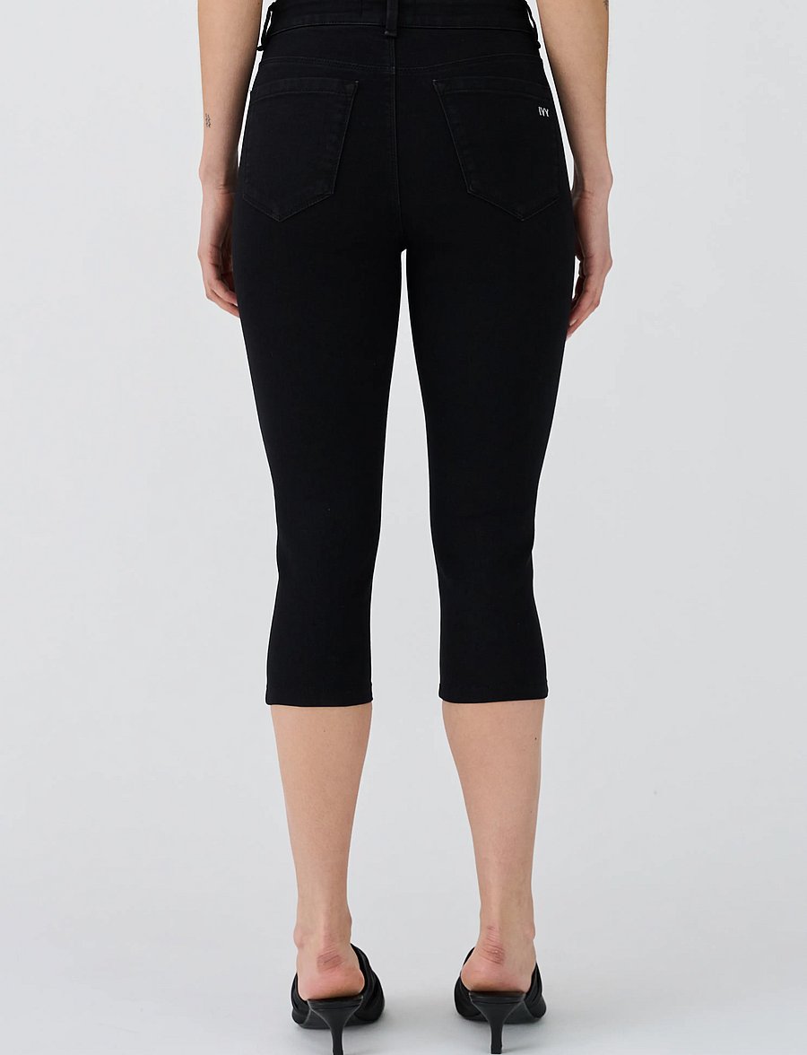IVY Copenhagen - IVY-Alexa Capri Jeans Wash Cool Exc - caprihose - black - 4