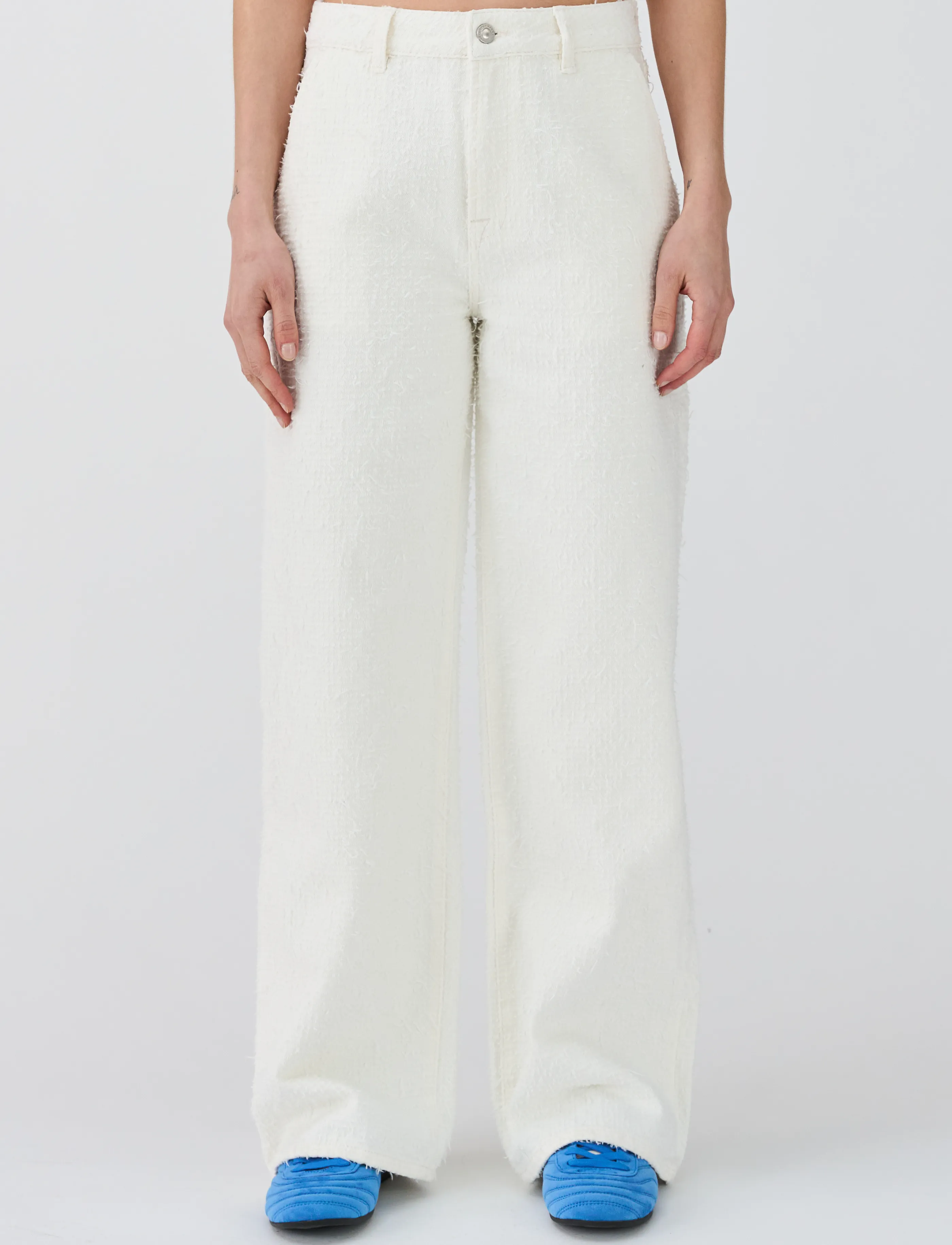 IVY Copenhagen Ivy-Augusta French Jeans White Punc, 28 x 32, White, Jeans > Flares, Dame