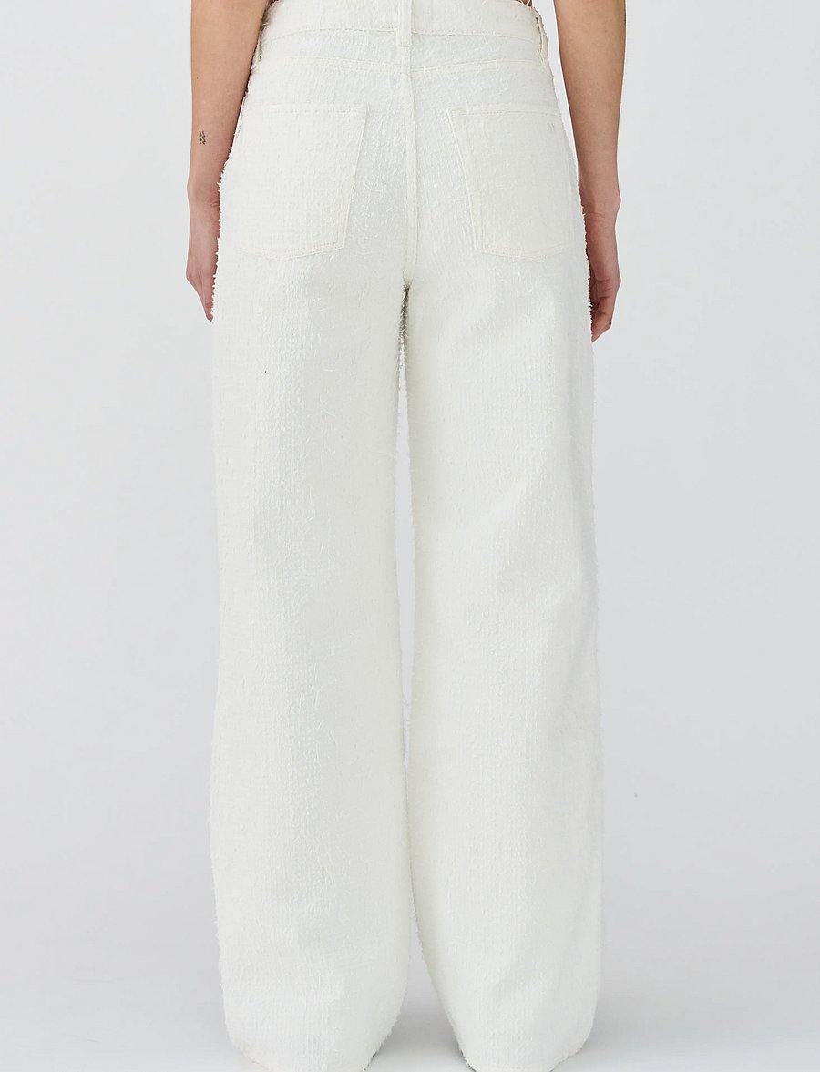IVY Copenhagen - IVY-Augusta French Jeans White Punc - pantalons larges - white - 5