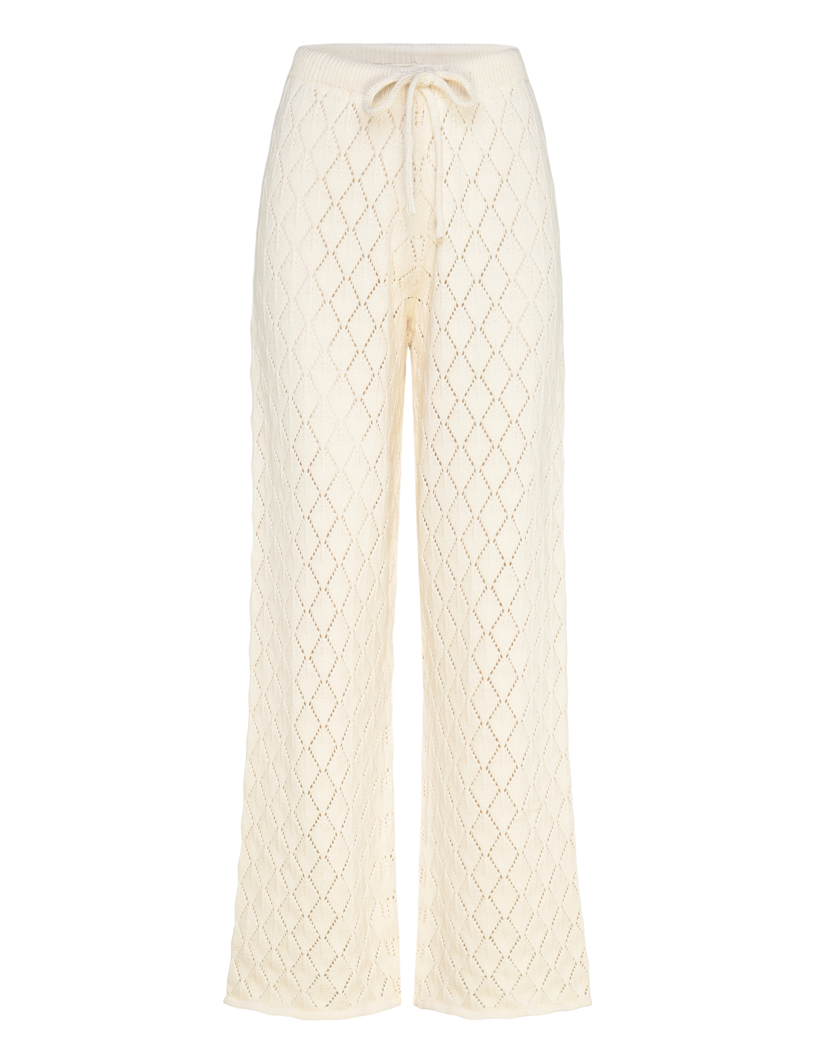 IVY COPENHAGEN Ivy-Breeze Crochet Hose Cream - 42 - Damen