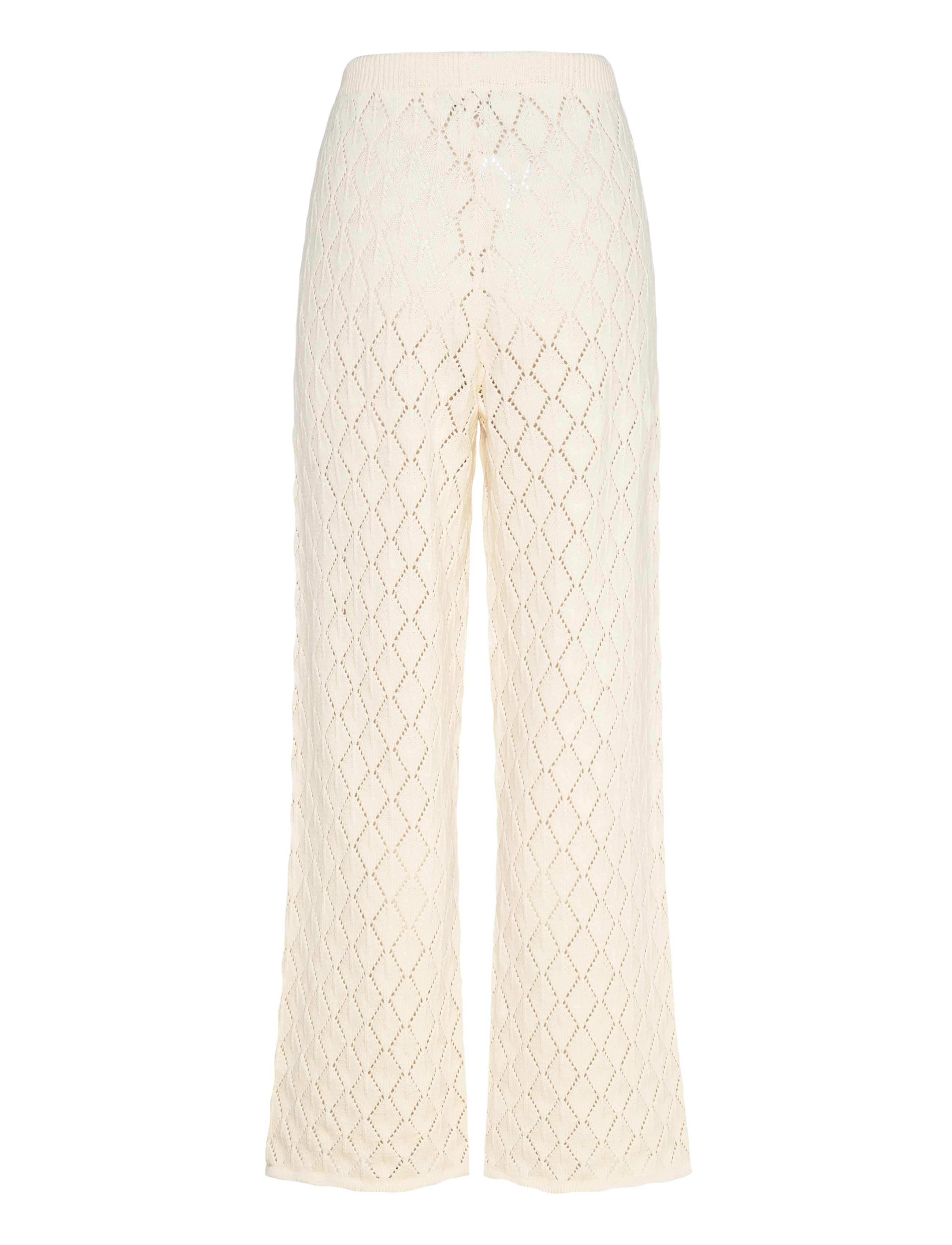 IVY Copenhagen - IVY-Breeze Crochet Pant - pantalons droits - ecru - 2