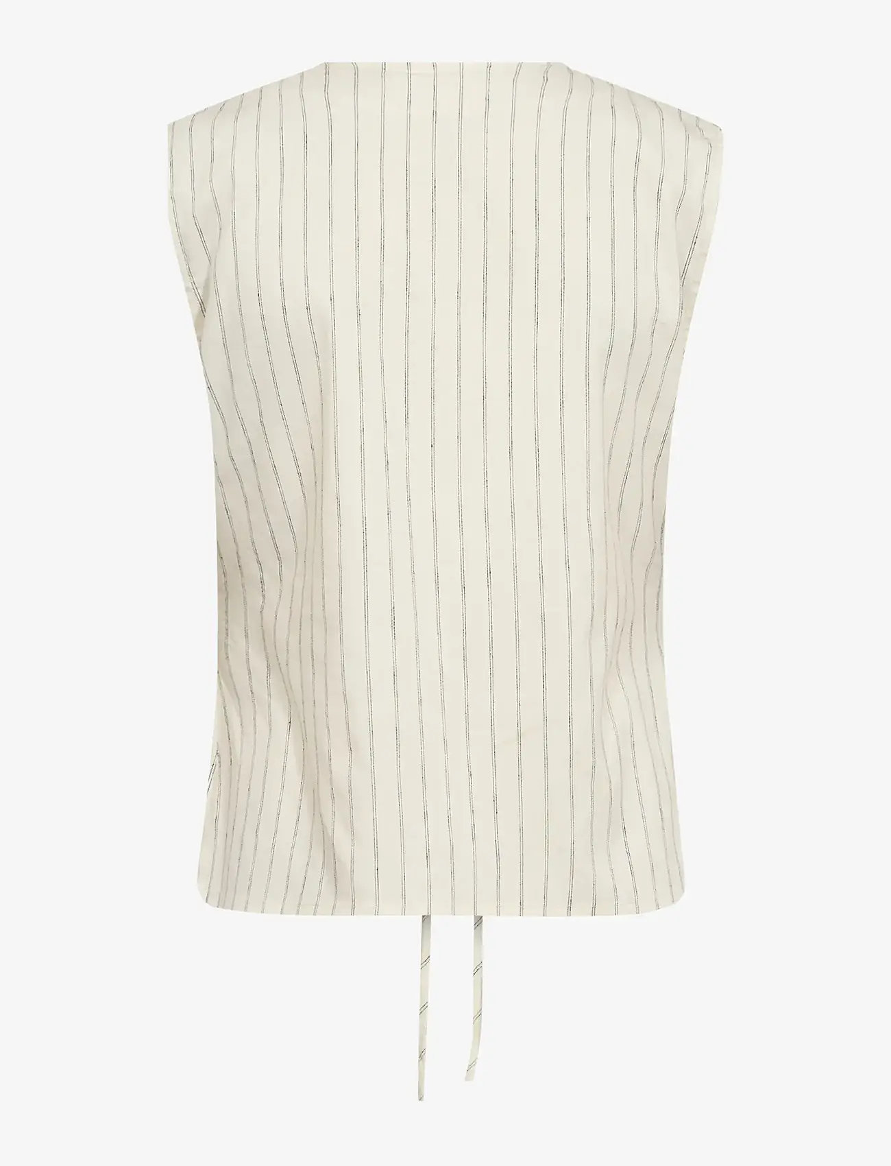 IVY Copenhagen - IVY-Carina Tie Vest - Ärmellose tops - ecru - 2