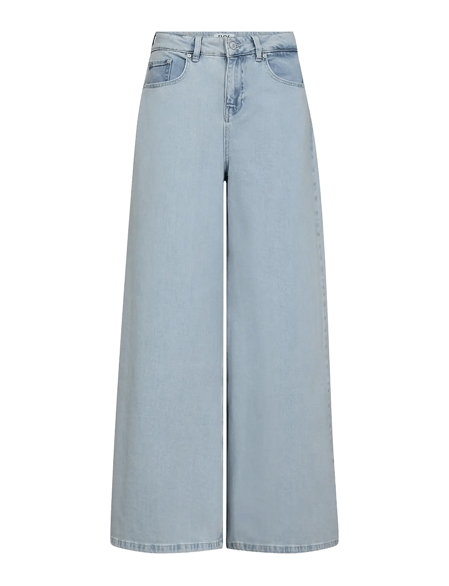 IVY Copenhagen - IVY-Tyla Oversize Jeans Wash Cannes - hosen mit weitem bein - denim blue - 1